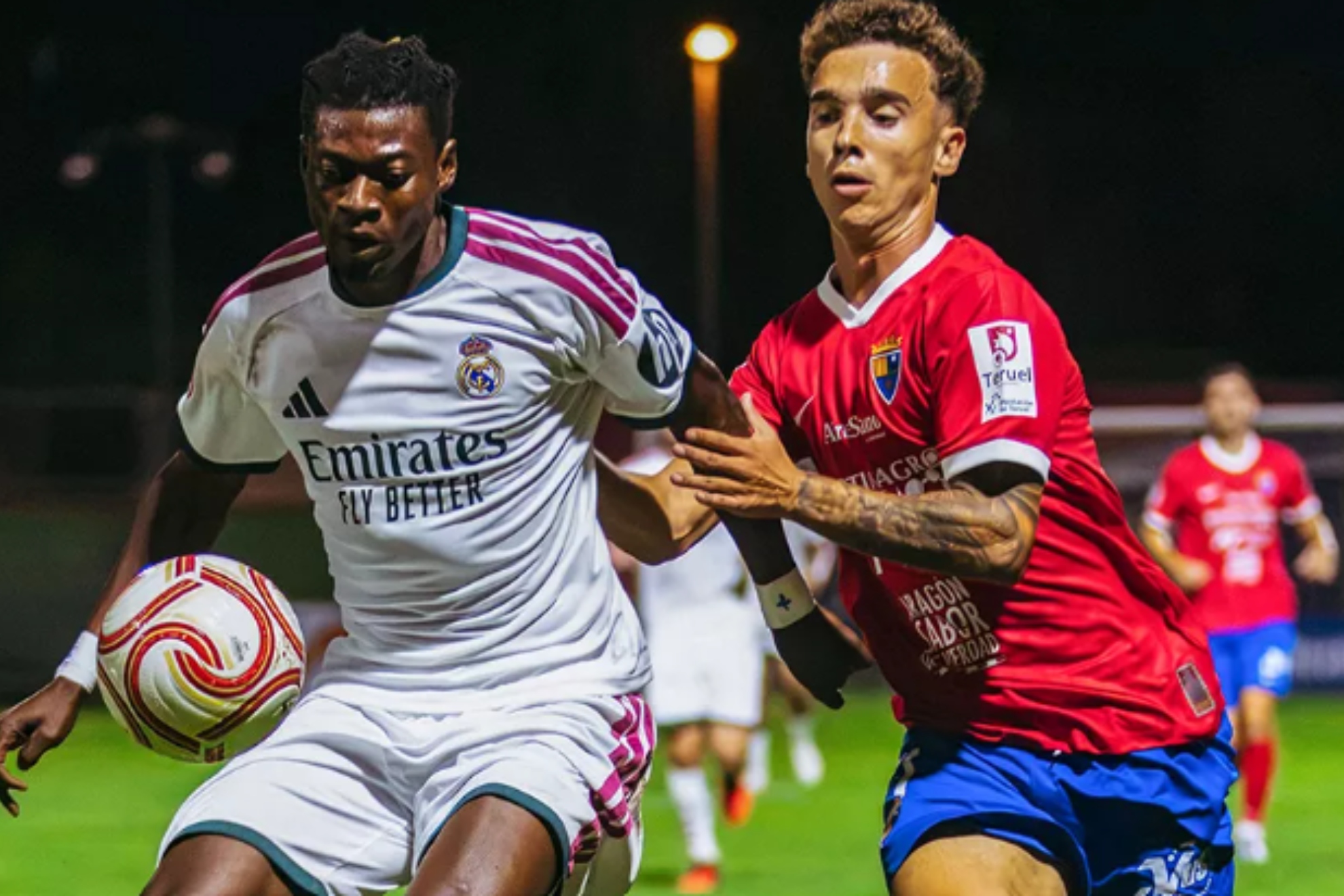 Oscar Naasei, en su debut ante el Teruel. CDTERUEL