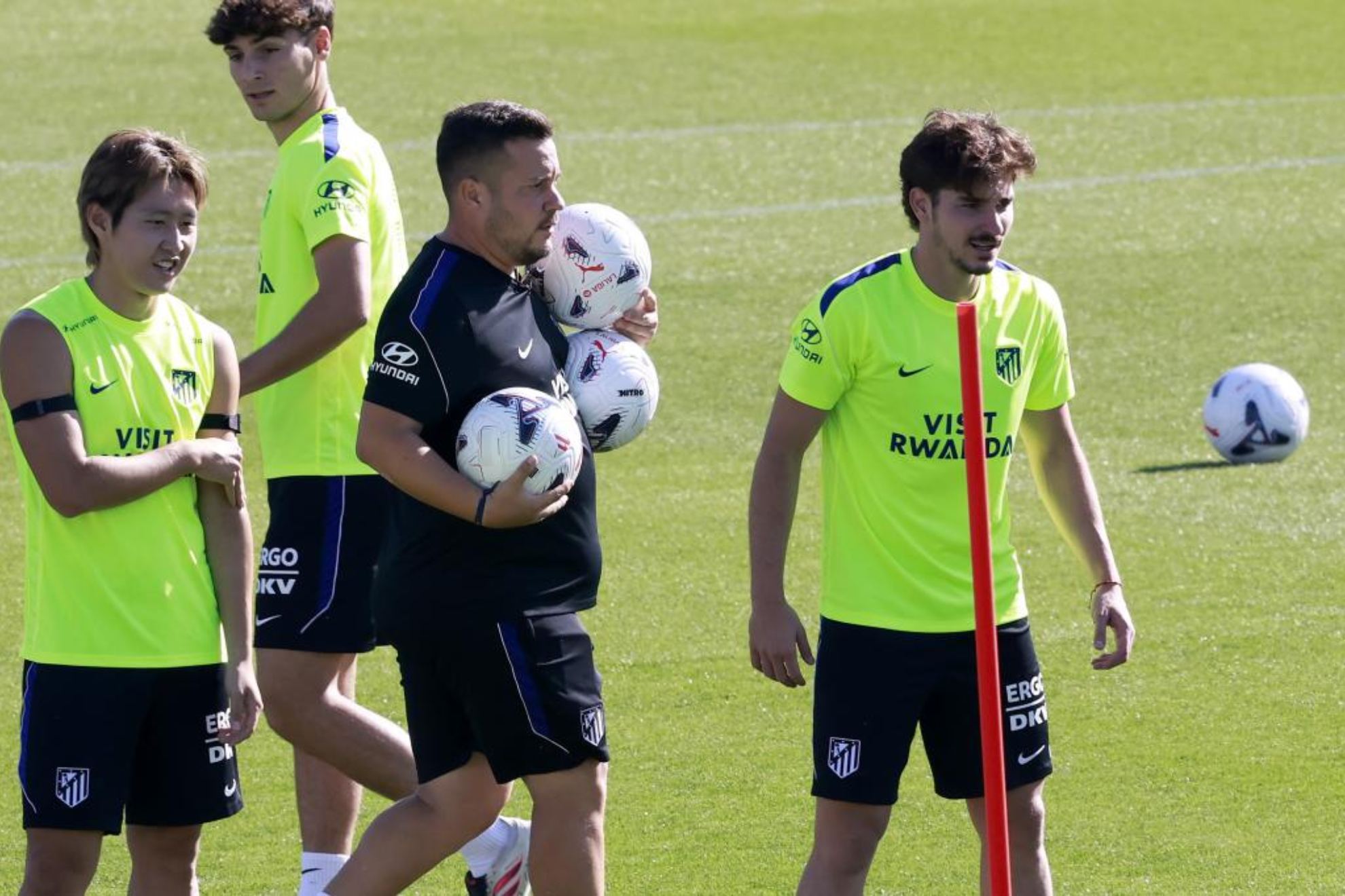 Julián, en un entrenamiento.