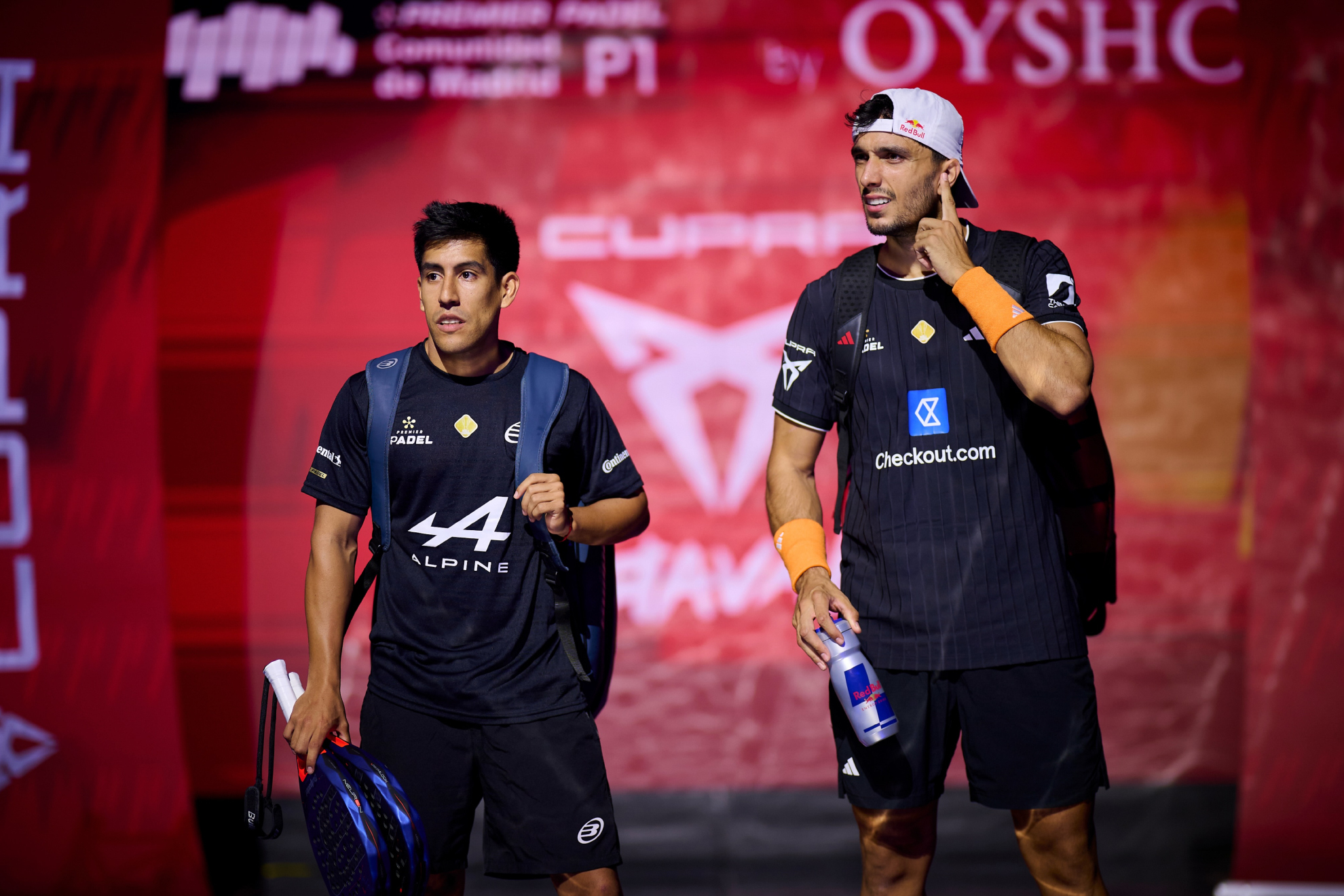 Galán y Chingotto en el P1 de Madrid. Premier Padel