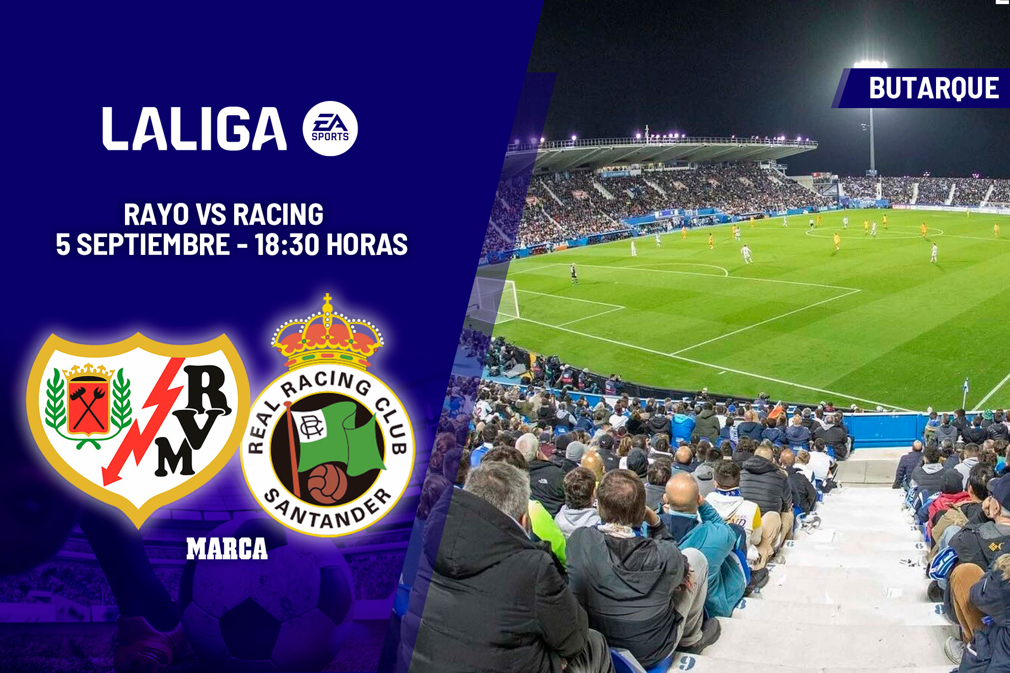 Rayo-Racing, en Butarque