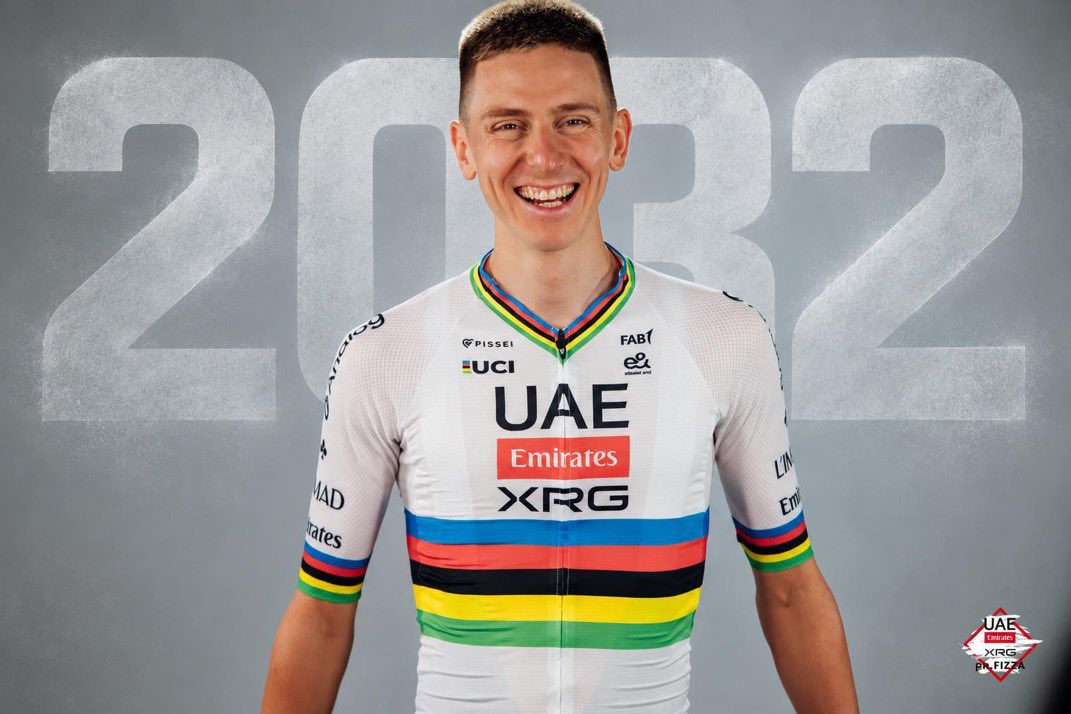 Pogacar renueva con UAE hasta 2032. UAE Team Emirates / Fizza