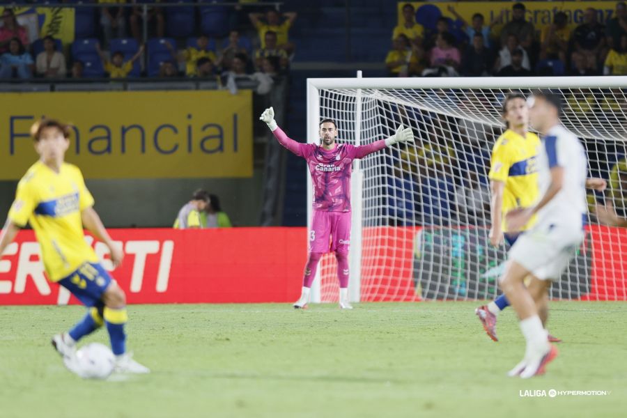Caro, durante el partido ante el Leganés. LALIGA