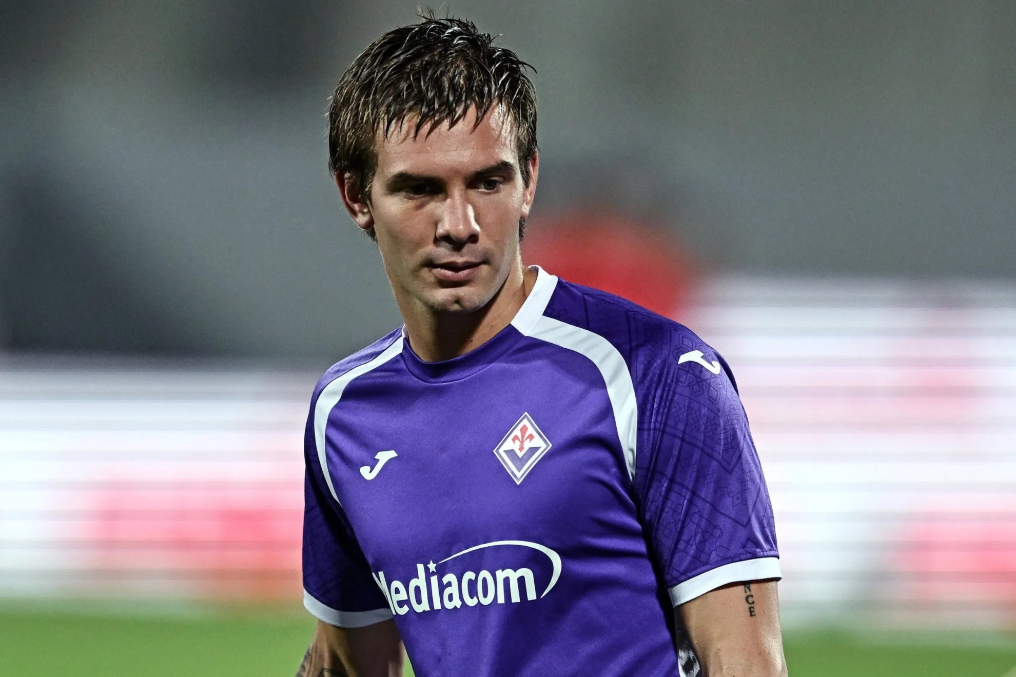 Franco Mastantuono, antes de un partido con la Fiorentina. FIORENTINA.