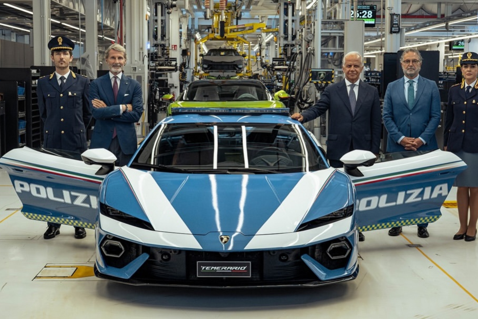 Lamborghini Temerario Polizia Lamborghini