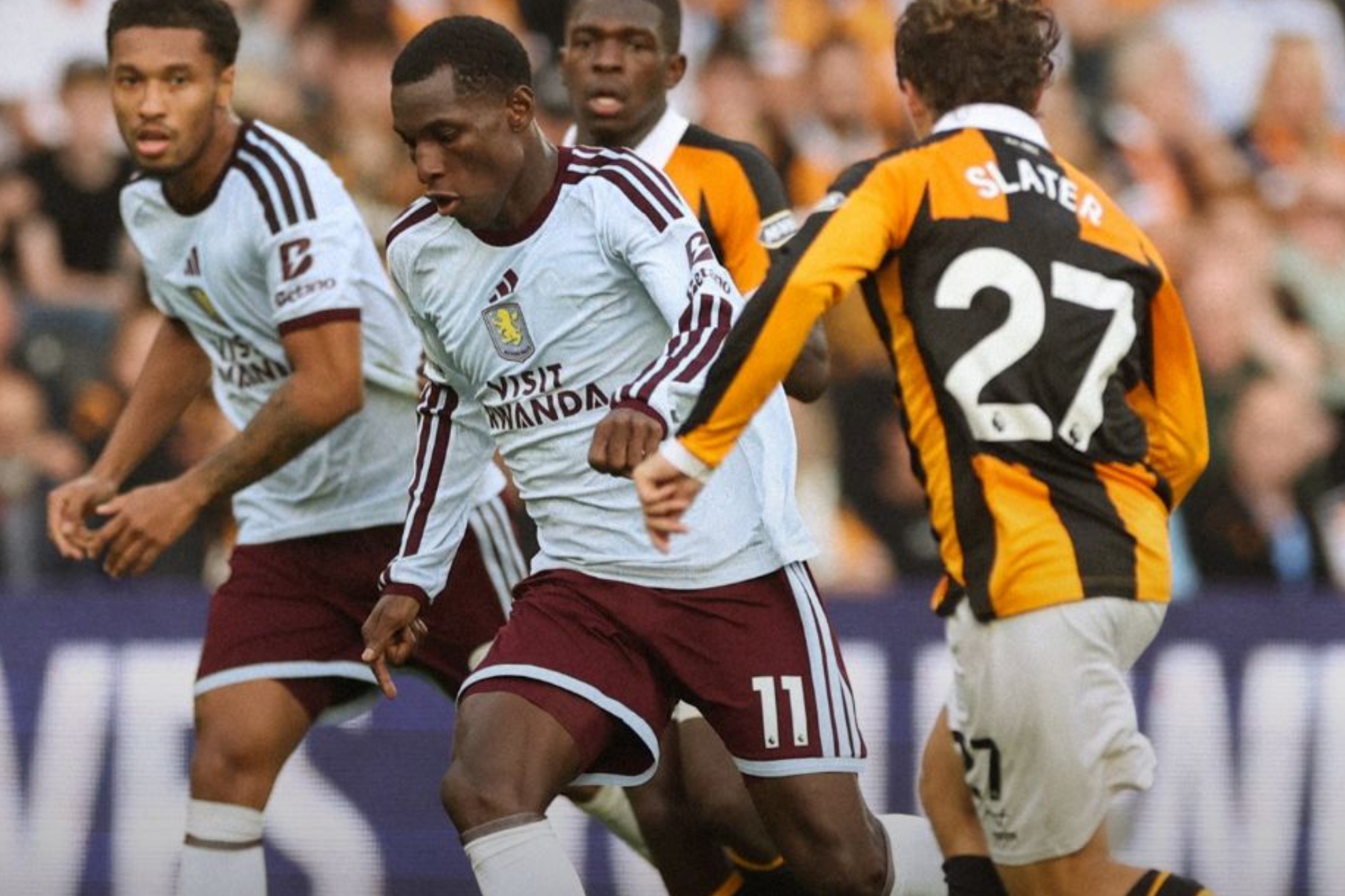 Imagen del Hull City - Aston Villa. ASTON VILLA.