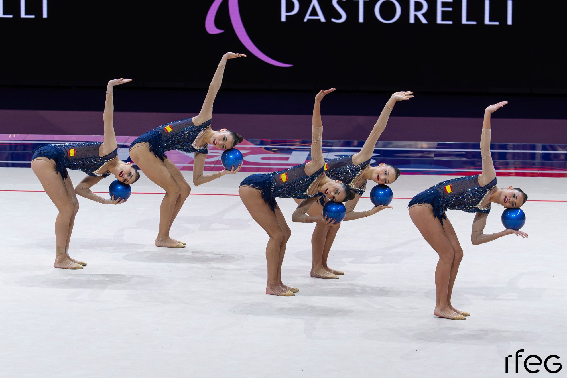 España en el Mundial de gimnasia rítmica. RFEG