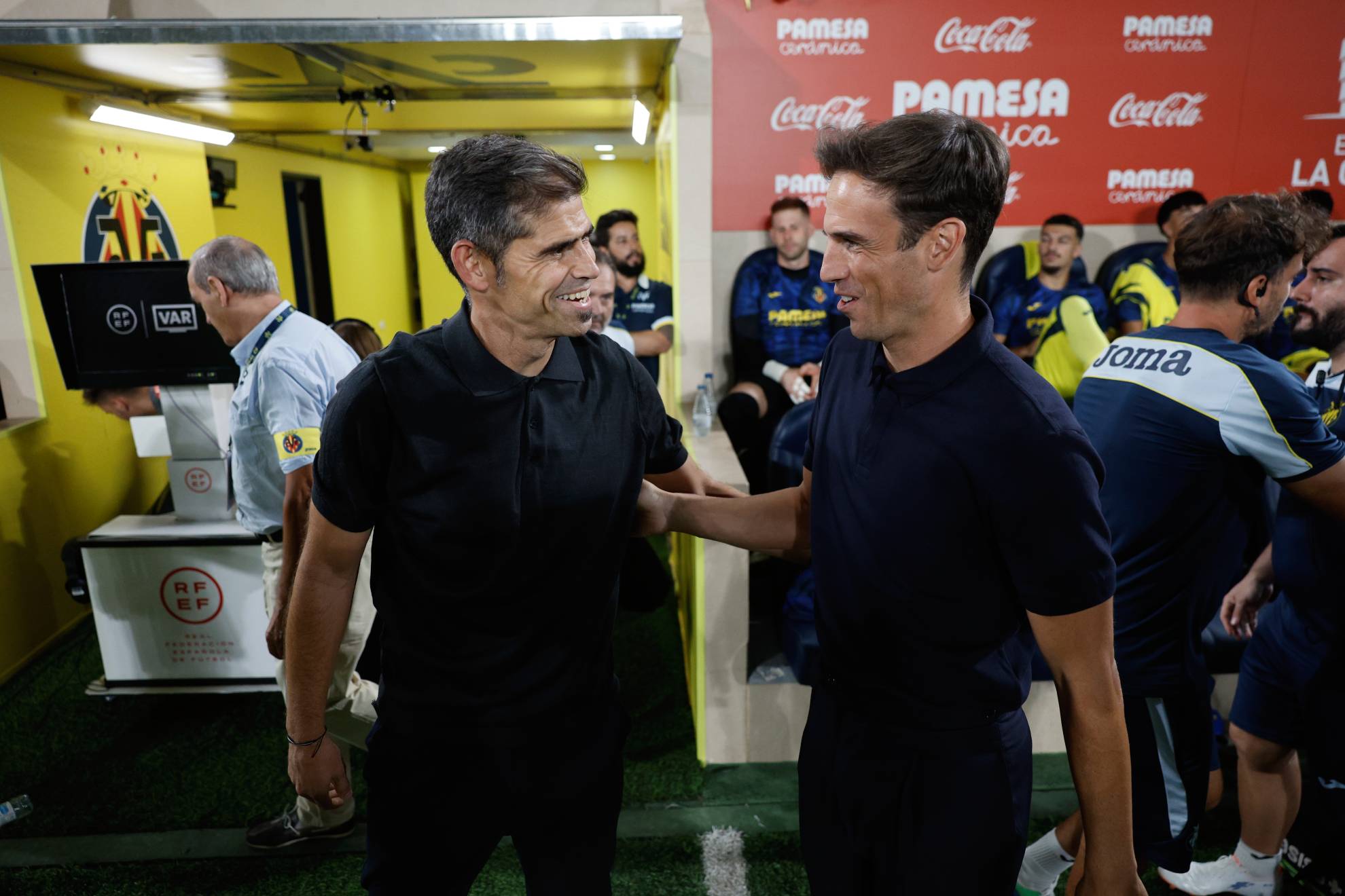 Antonio Hidalgo, junto a Iñigo Pérez. EFE