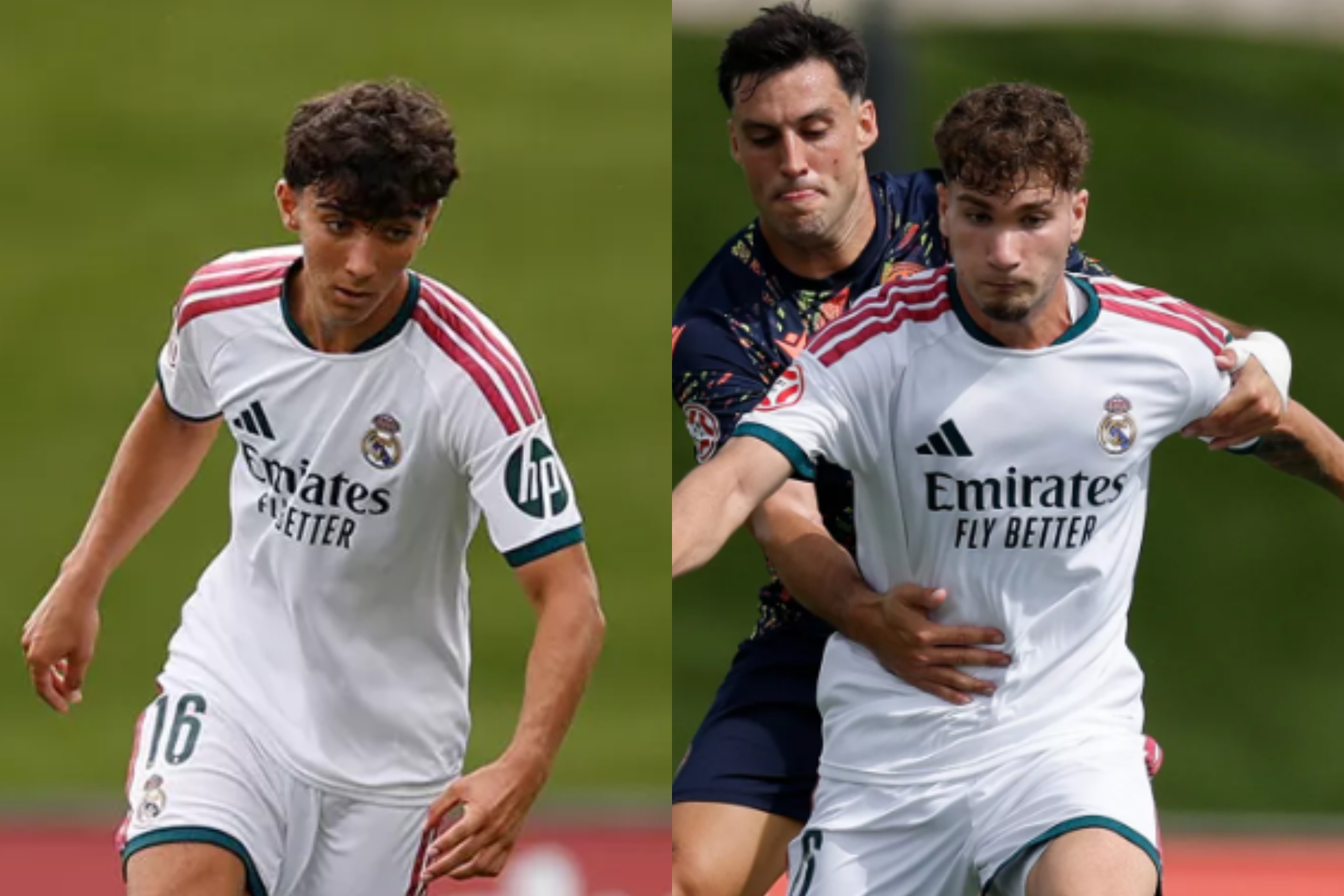 Sergio Martínez y Cestero, candidatos a la titularidad frente al Inter. REALMADRID.COM