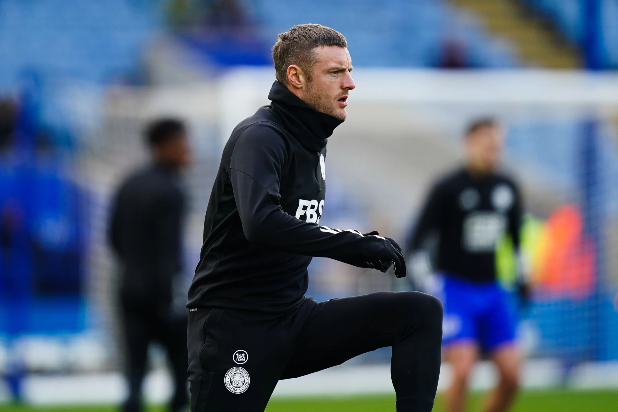Jamie Vardy, con el Leicester City.