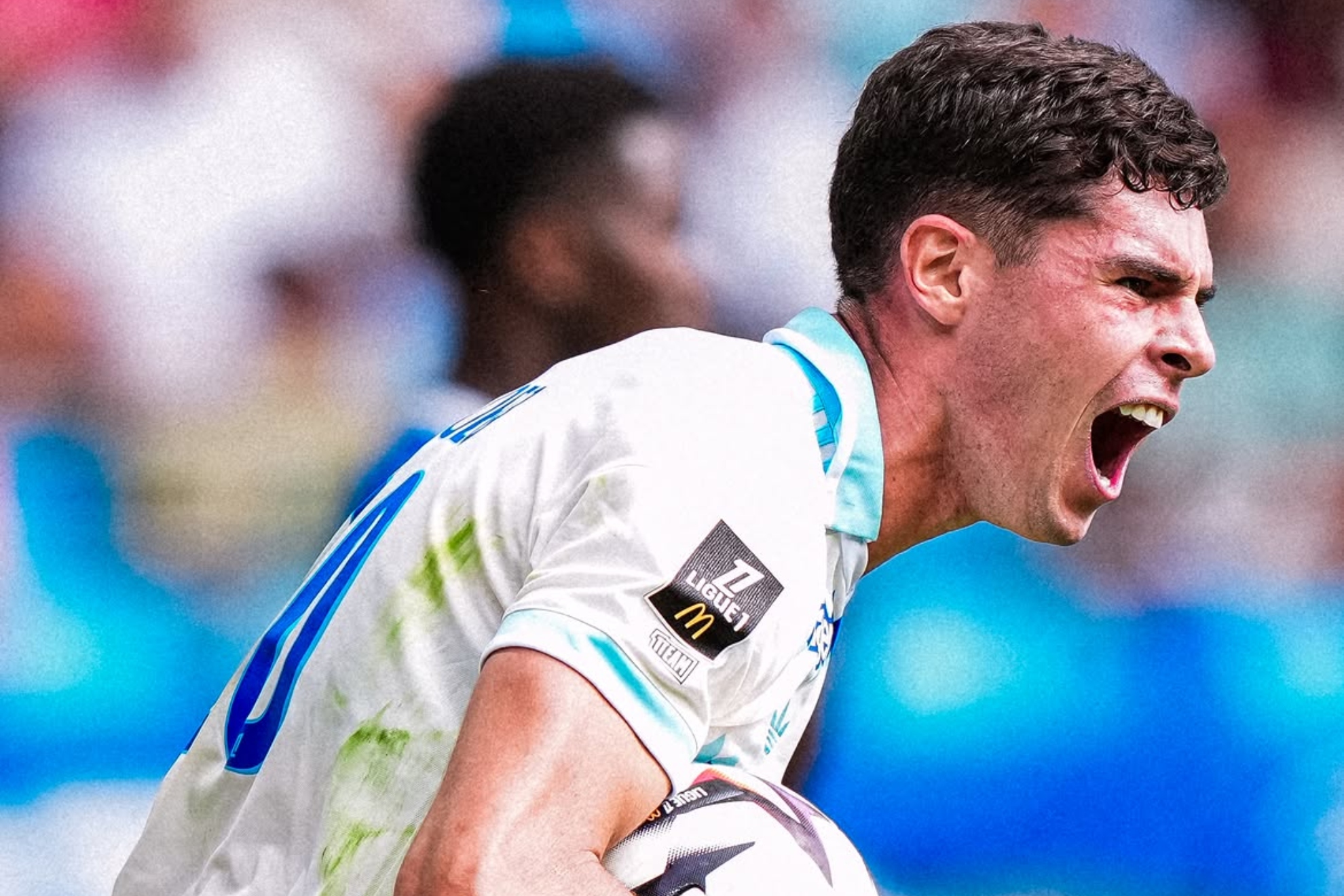 Jacobo celebra su gol. RCSA / INSTAGRAM