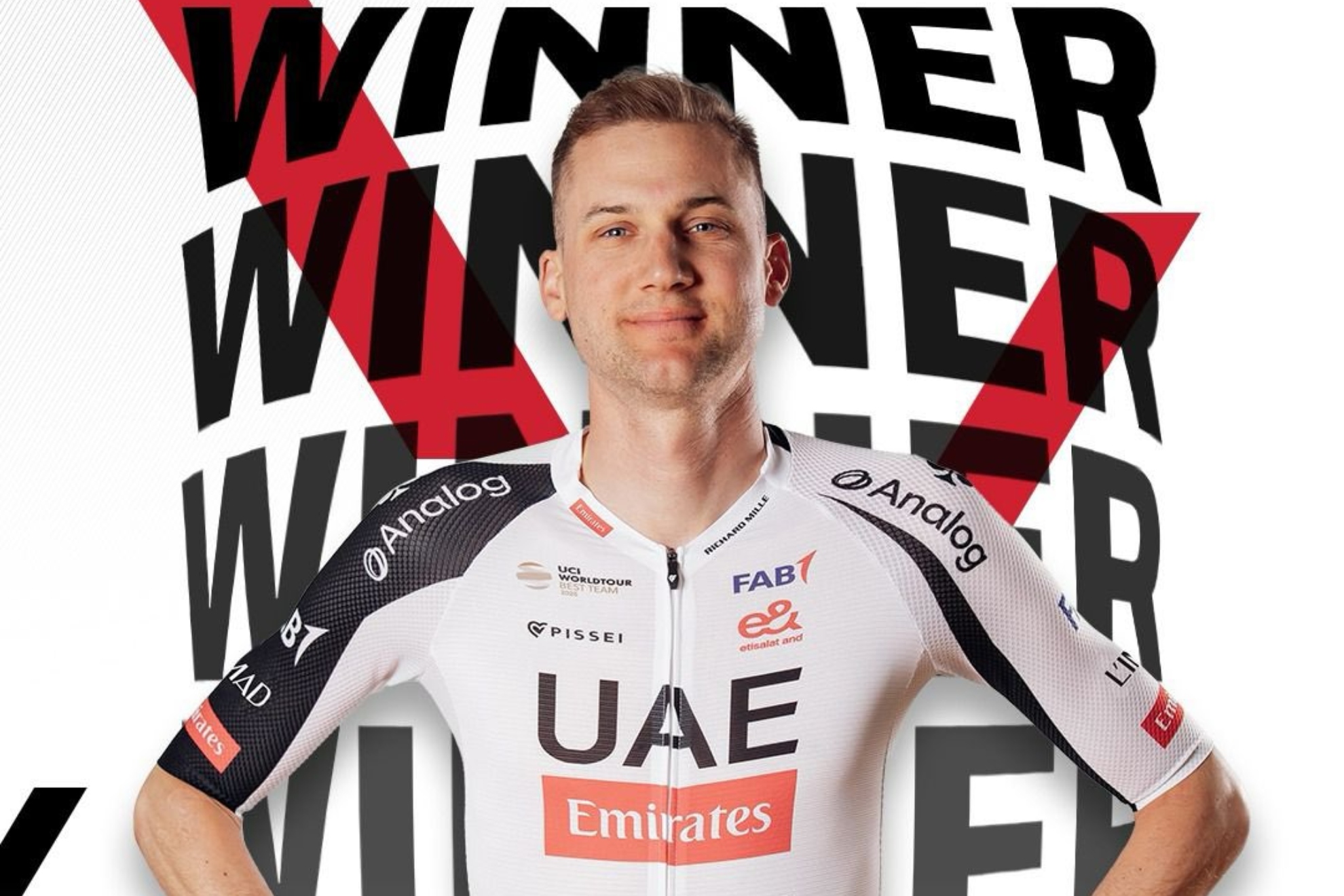 Tim Wellen del UAE Team Emirates. UAE Team Emirates