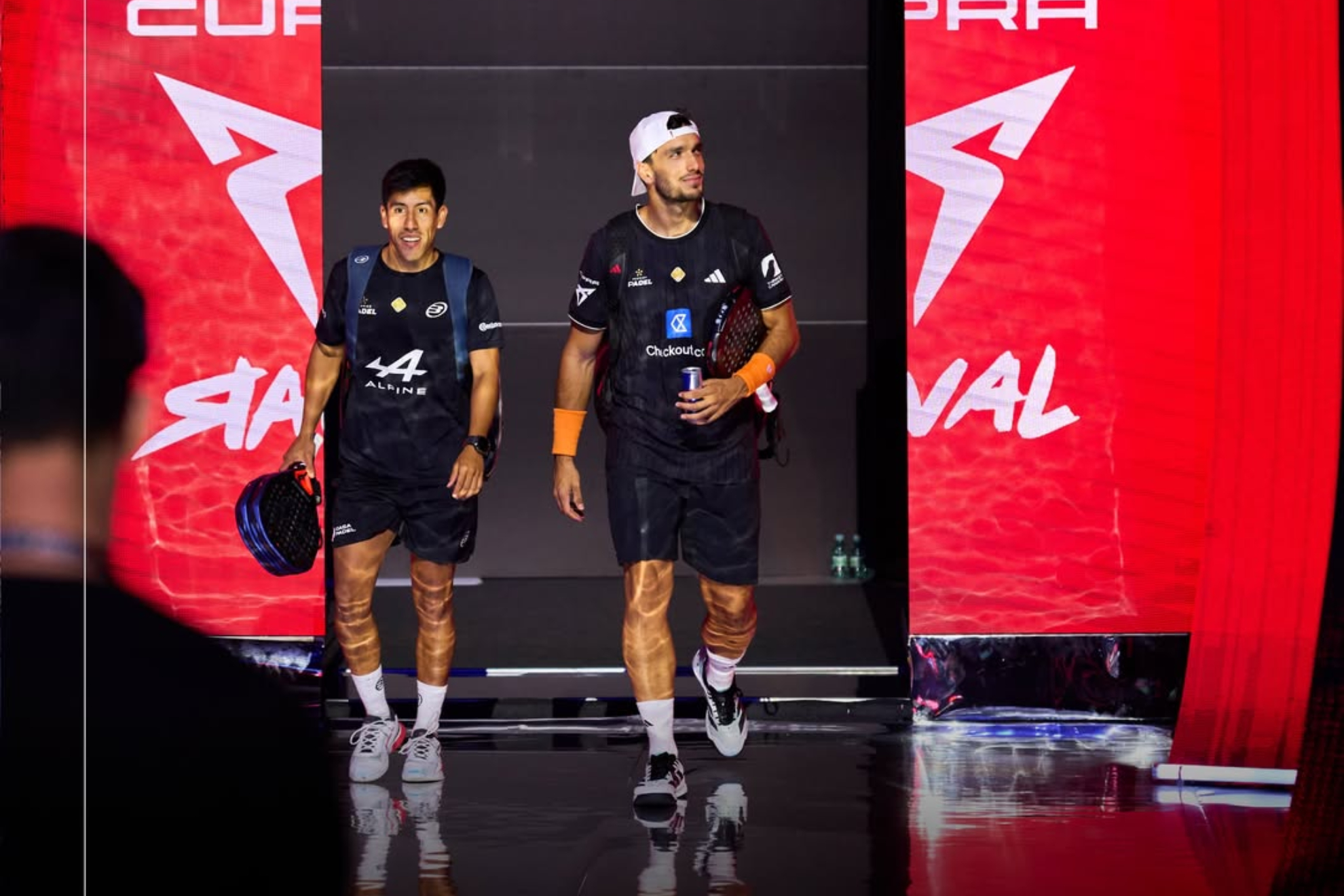 Galán y Chingotto en el P1 de Madrid. Premier Padel