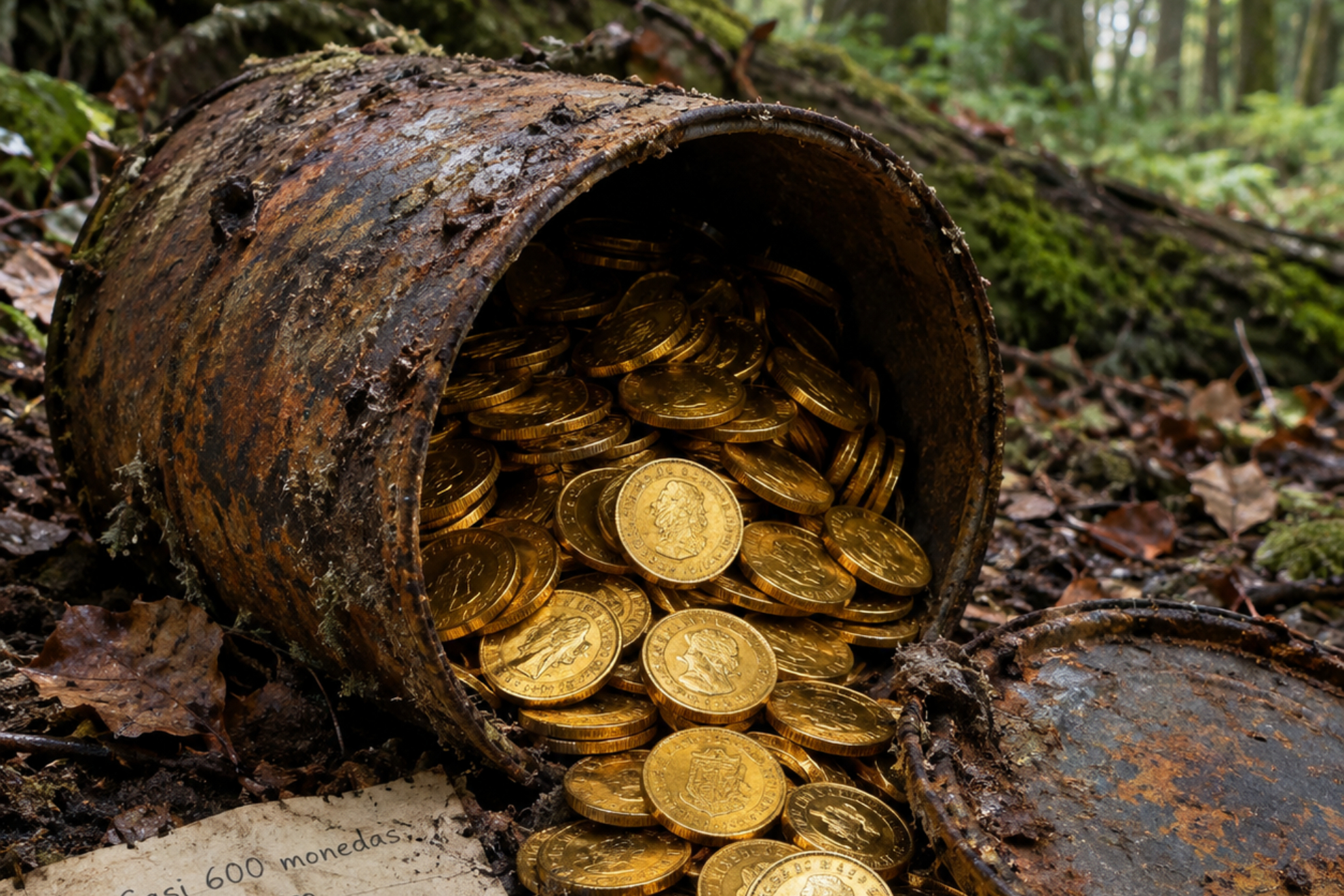 Monedas de oro Imagen creada con IA