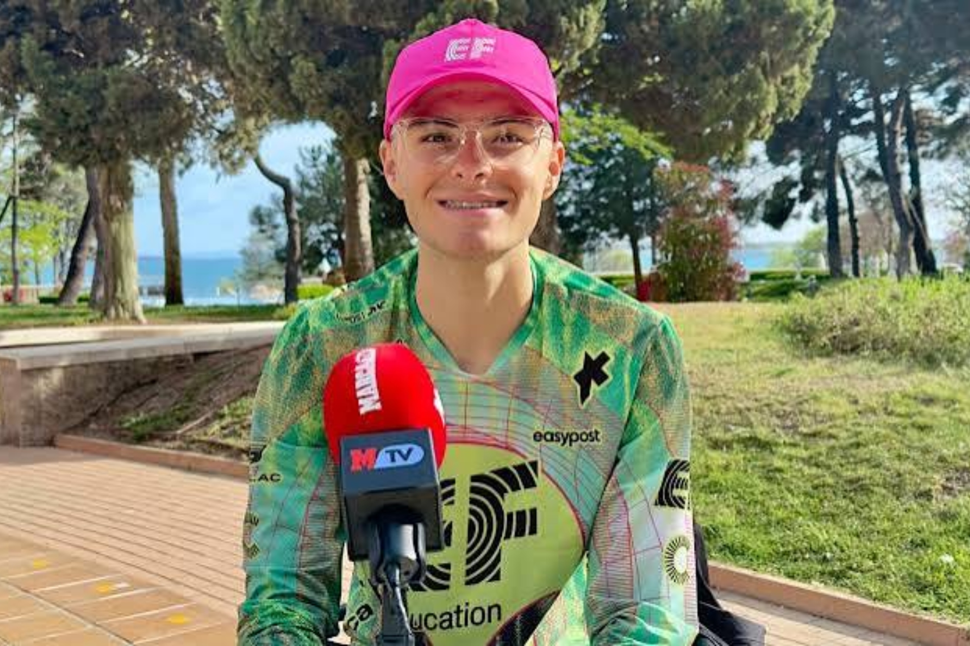 Markel Beloki, durante el Giro.