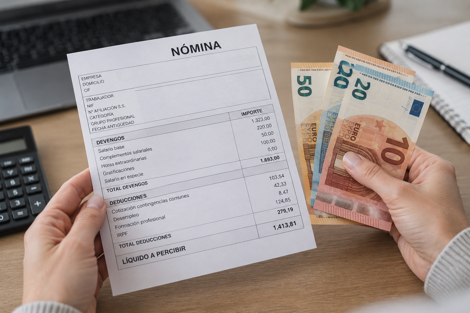 Salario de un trabajador