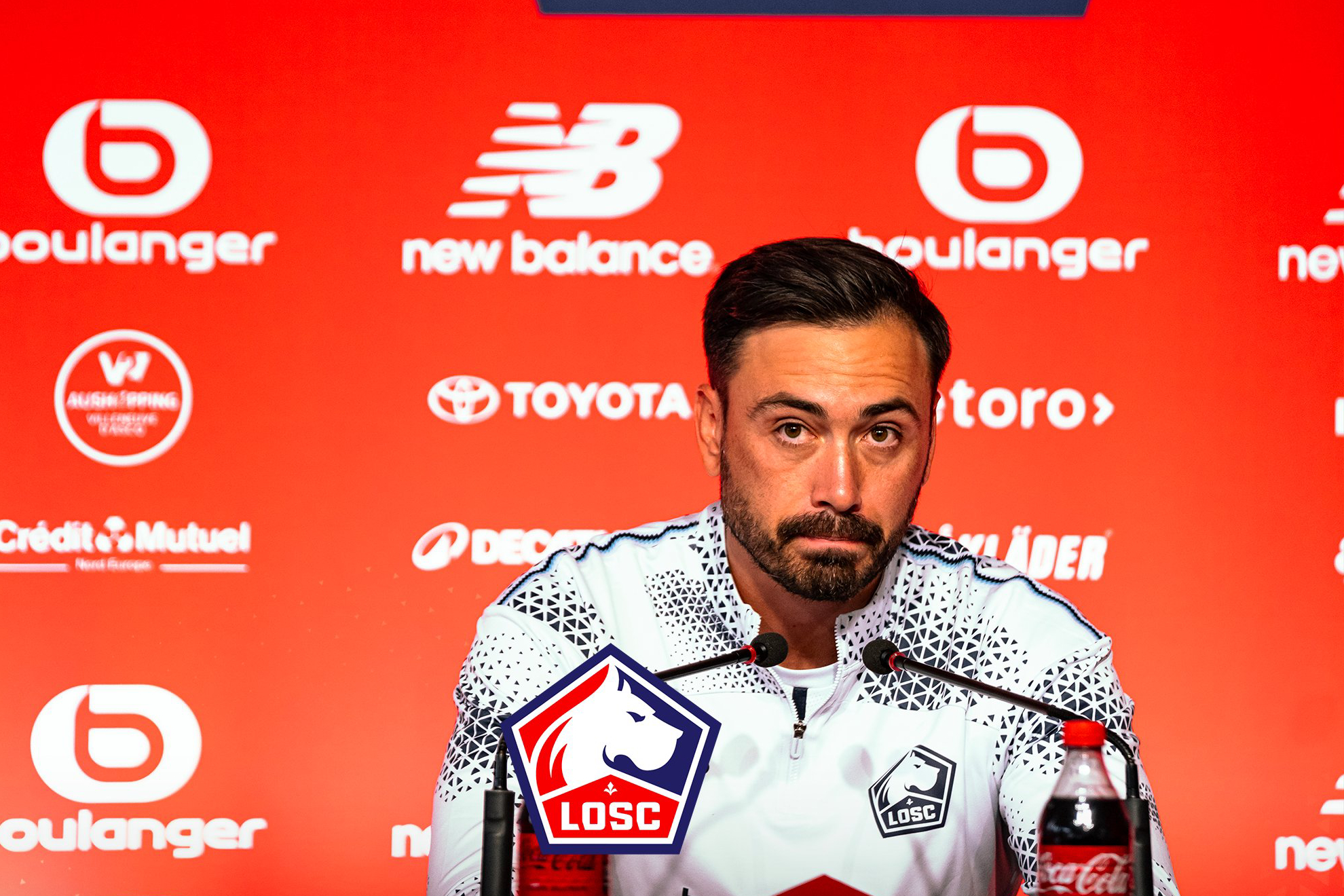 Davide Ancelotti, en rueda de prensa LILLE