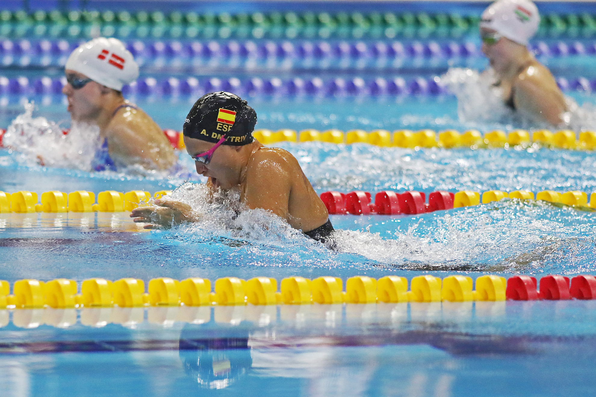 Anastasiya Dmytriv, en competición Türk Paralimpik