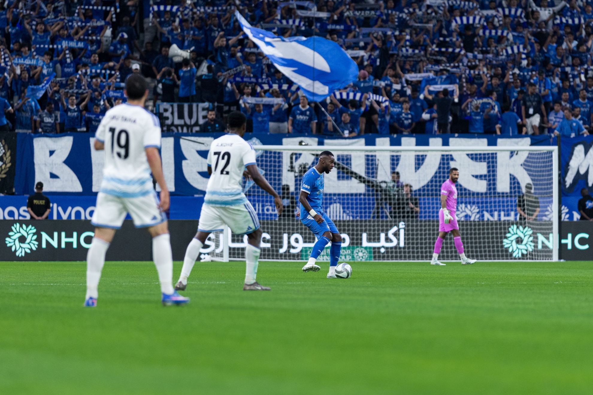 Imagen del partido. AL HILAL.