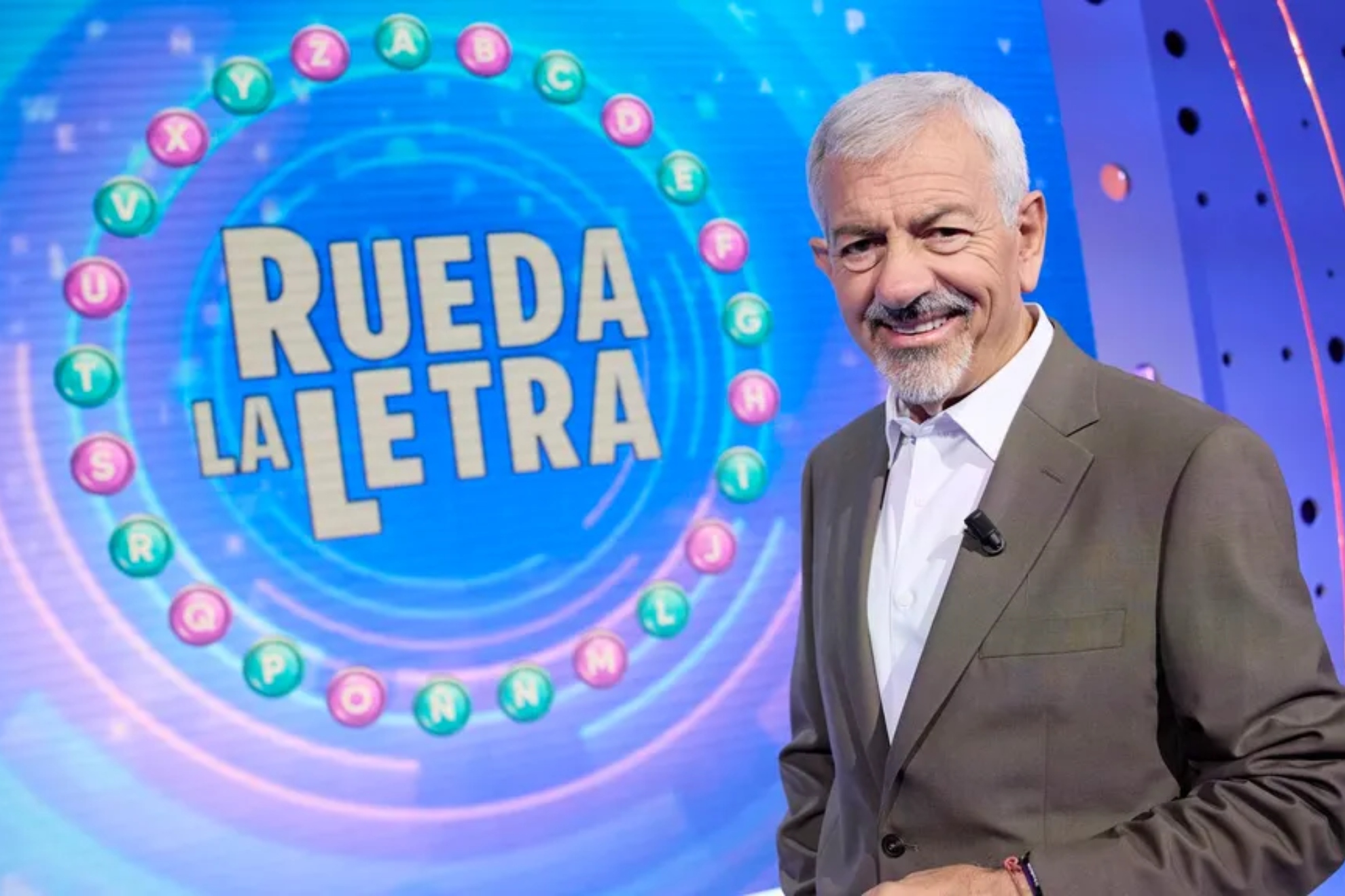 Carlos Sobera con el nuevo formato de Telecinco: 'Rueda la letra' T5