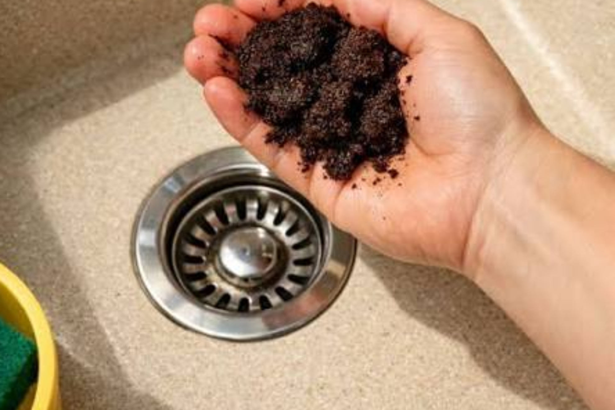 Por qué no hay que tirar posos de café por el fregadero: el error que ...