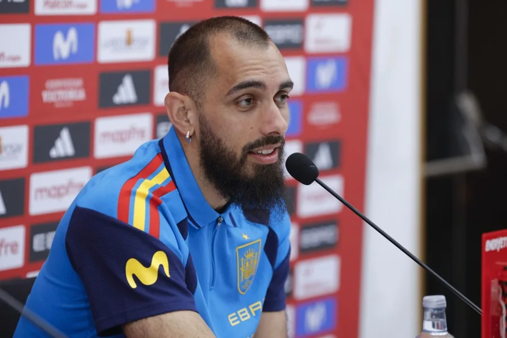Borja Iglesias con la seleccion española EFE