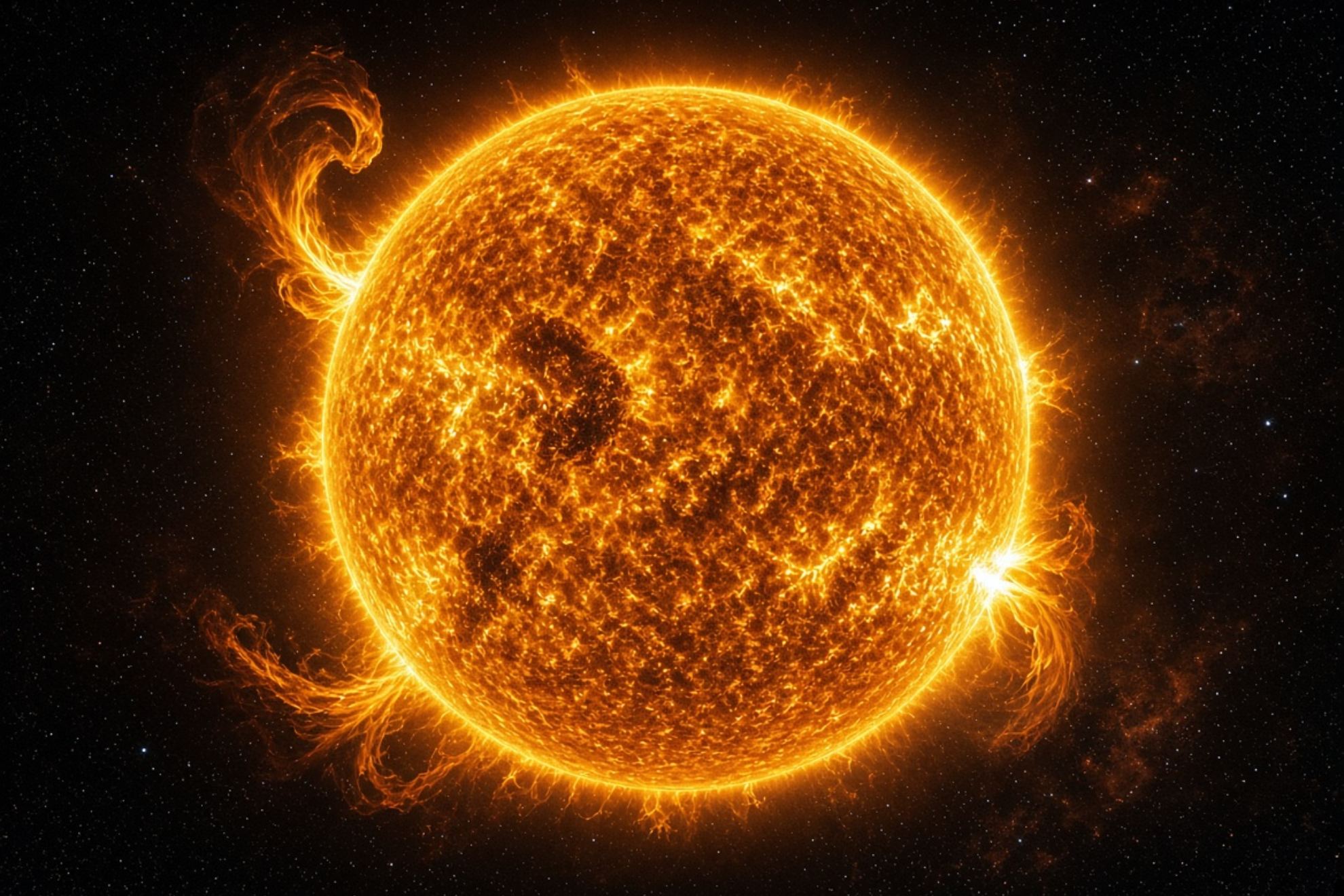 El Sol en el espacio IA