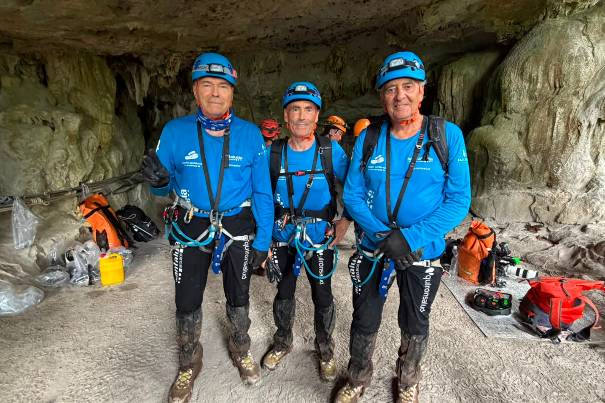 Pablo San José, José Puch y Rafa Collado, participantes en el Desafío Santalucia Vietnam 2026.