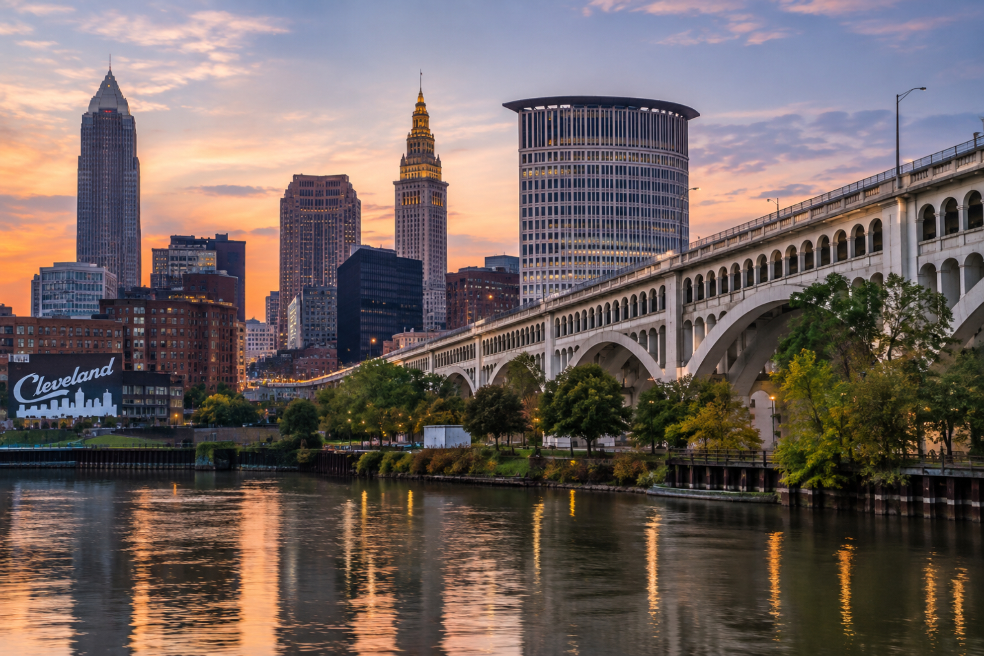 Puente de Cleveland Imagen creada con IA