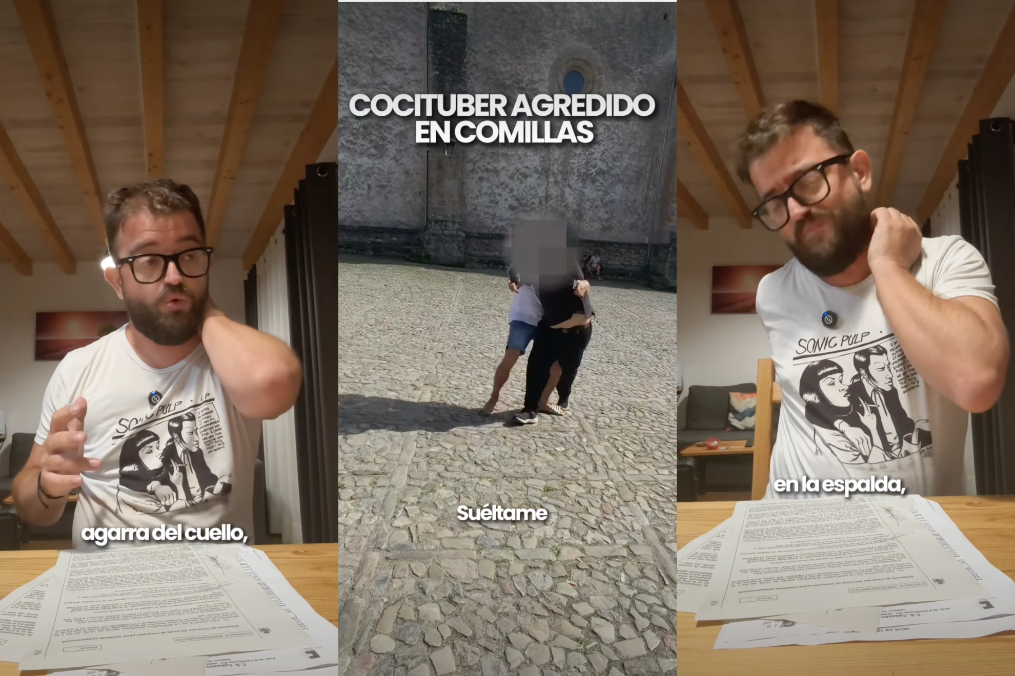 Parte del video compartido por Cocituber en sus redes sociales
