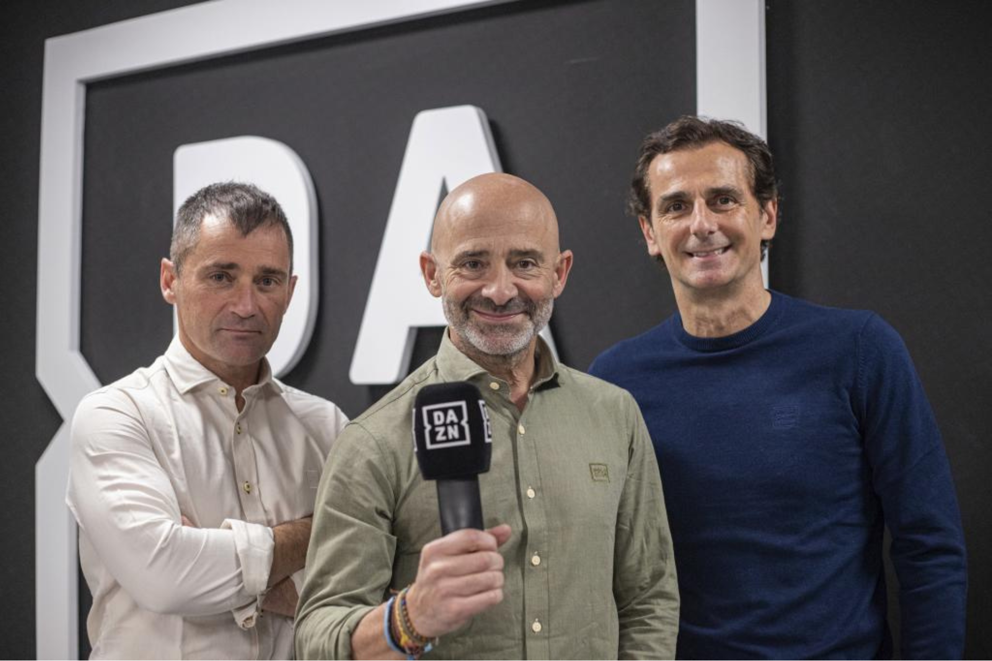 "Trío Calavera" De izquierda a derecha: Toni Cuquerella, Antonio Lobato y Pedro de la Rosa.