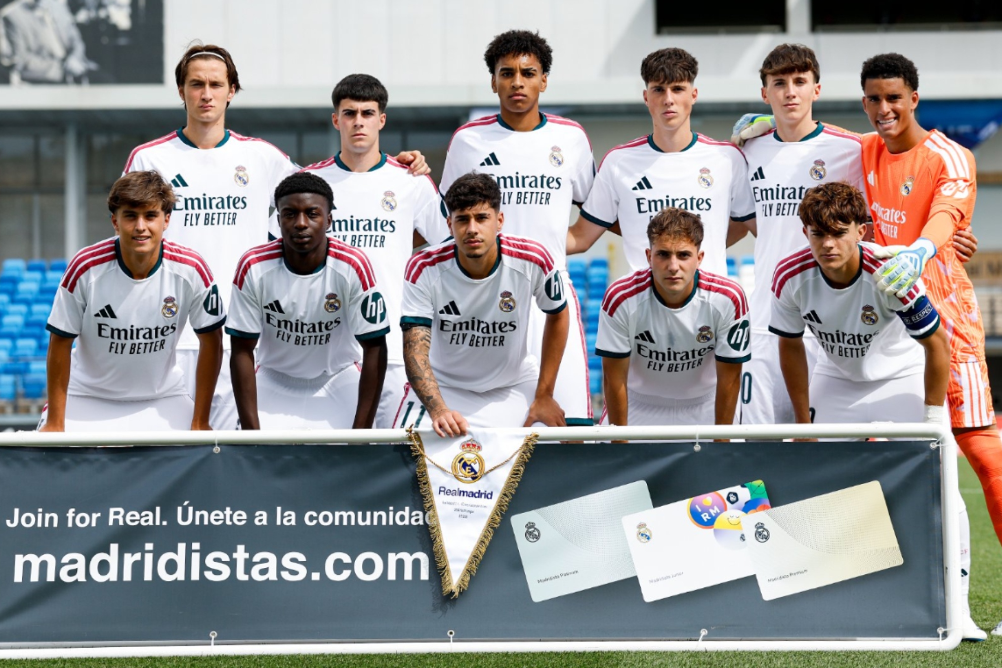 Once del juvenil madridista ante el Inter en la Youth.