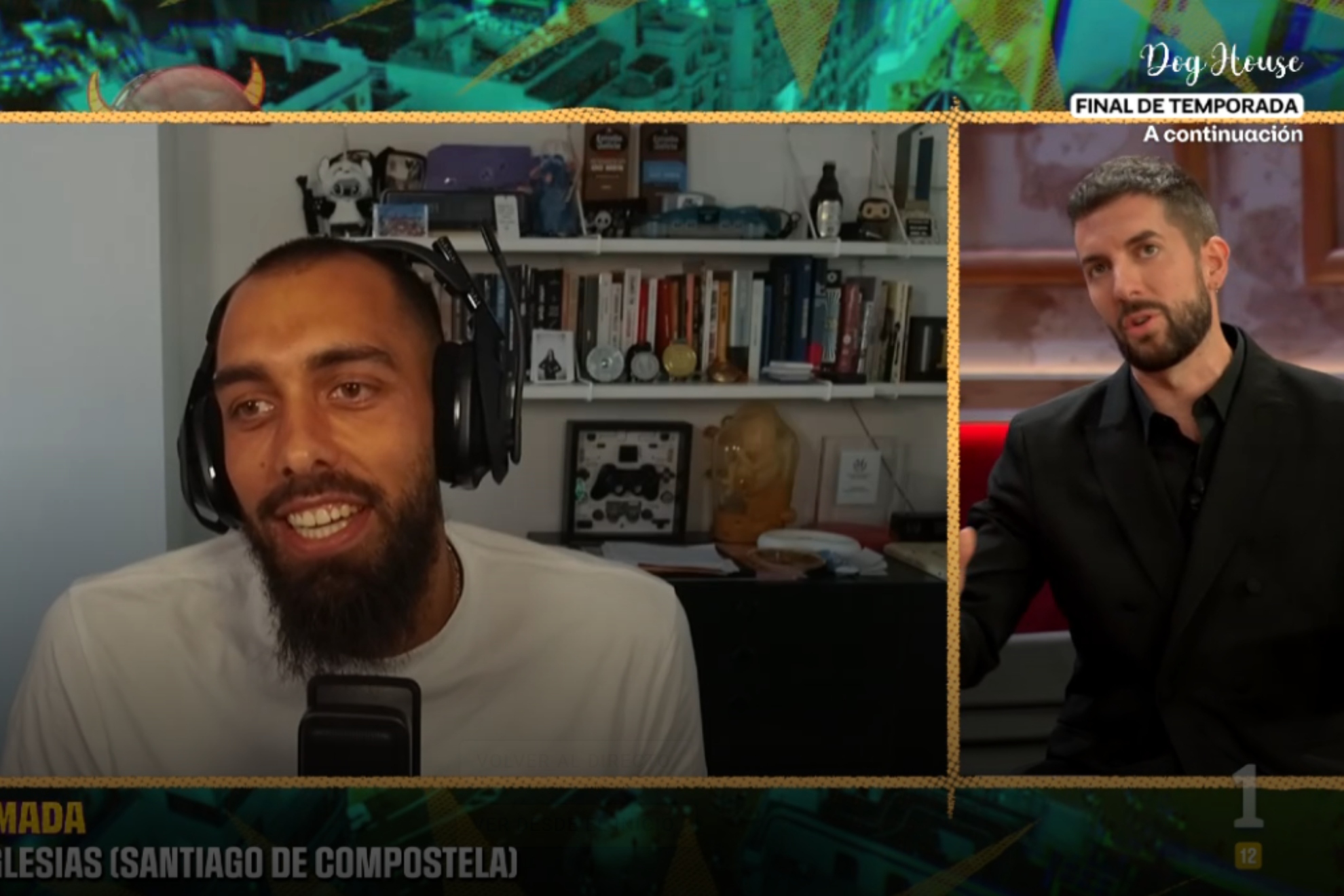 Borja Iglesias, en 'La Revuelta'.