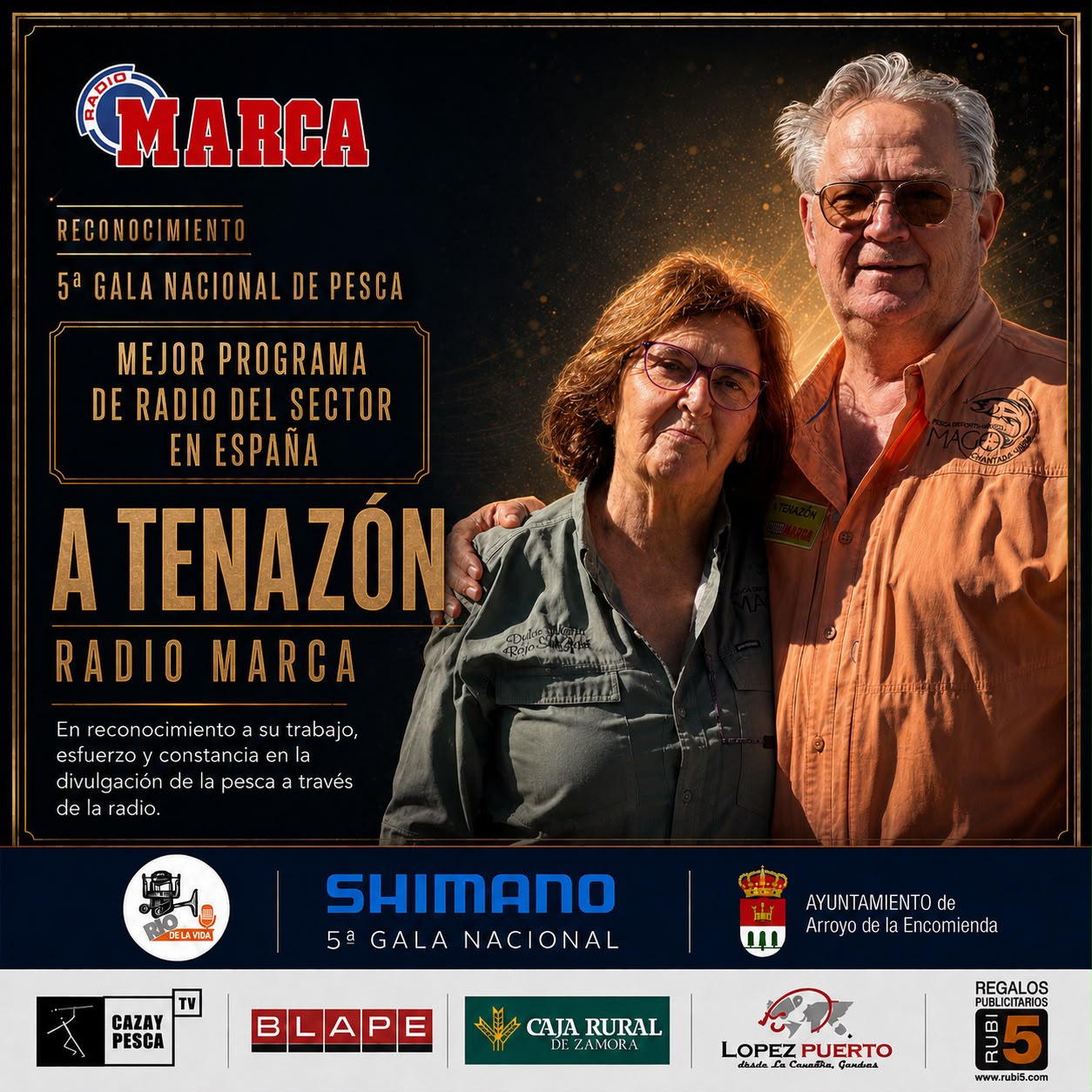 A Tenazón, premiado por su labor en la divulgación de la pesca