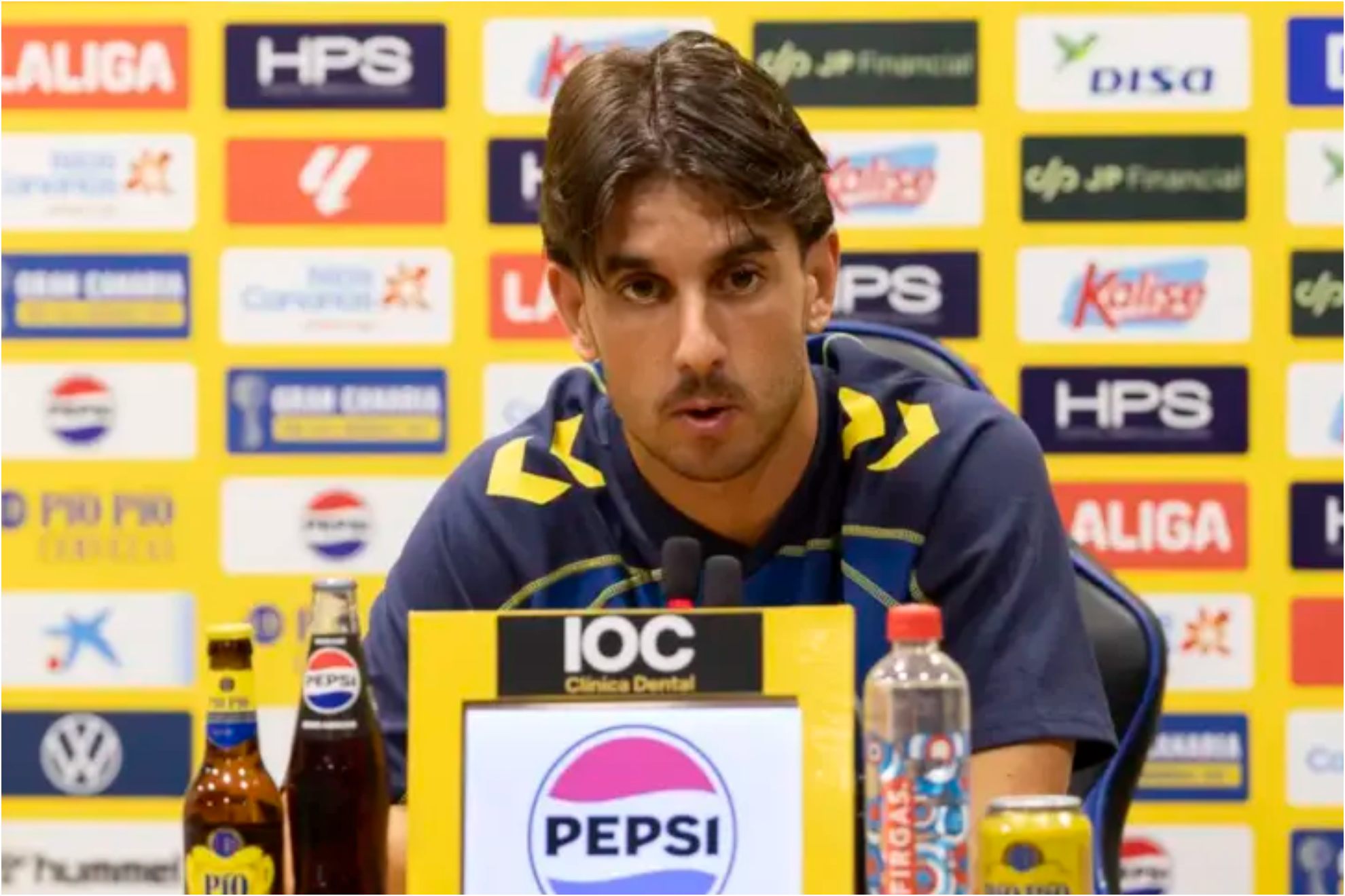 Manu Fuster, en rueda de prensa. LAS PALMAS