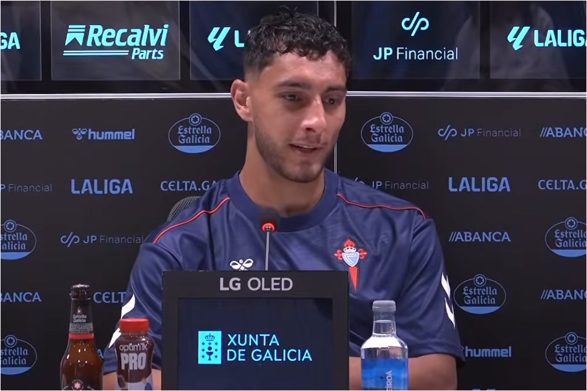 Sebas Cáceres, en rueda de prensa