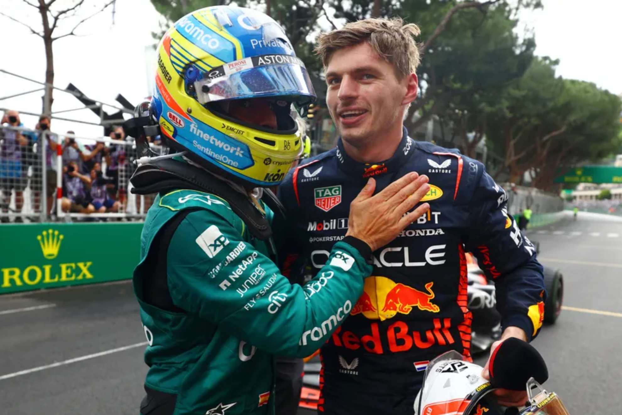 Alonso y Verstappen. f1
