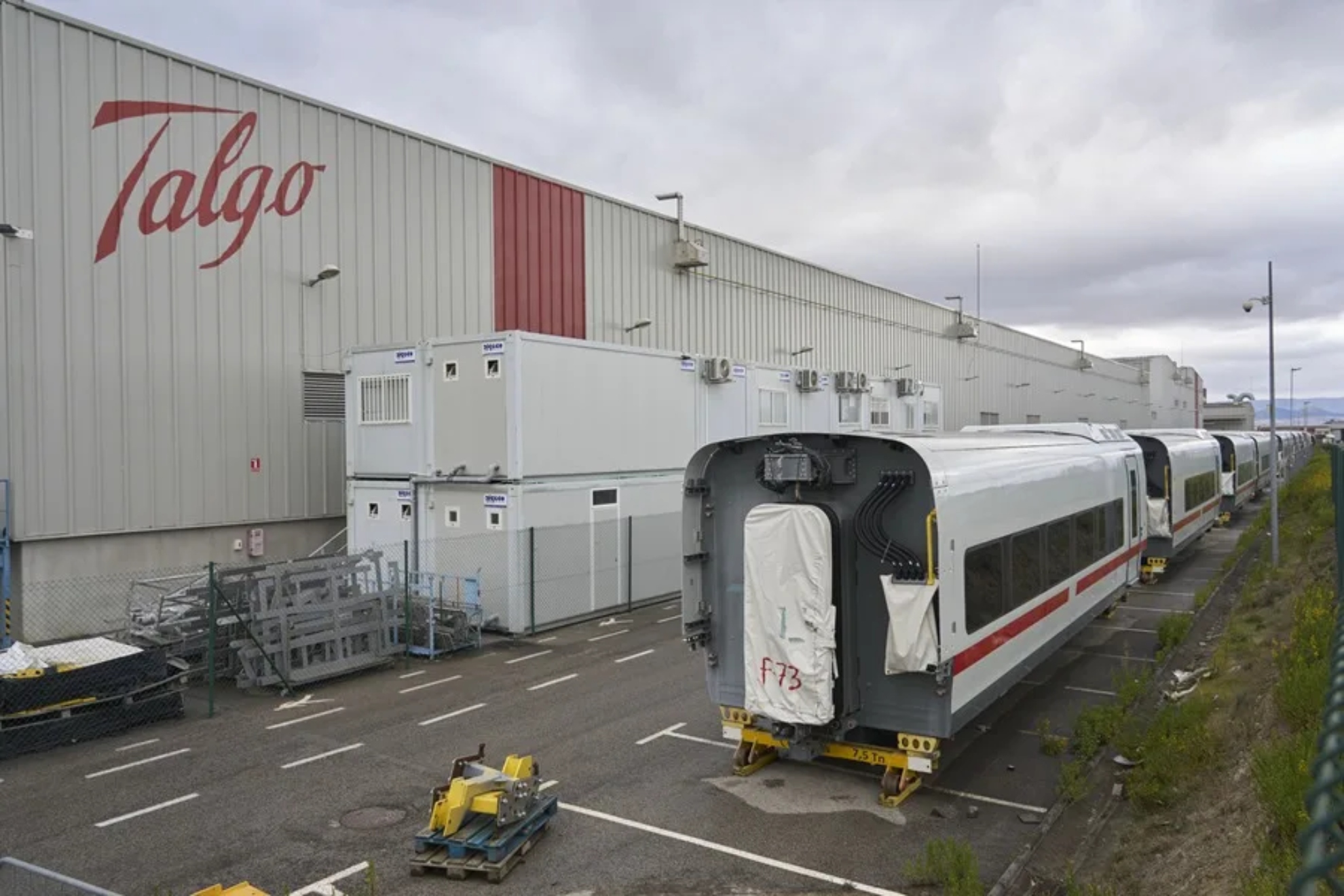 Una fábrica de Talgo en Álava. EFE