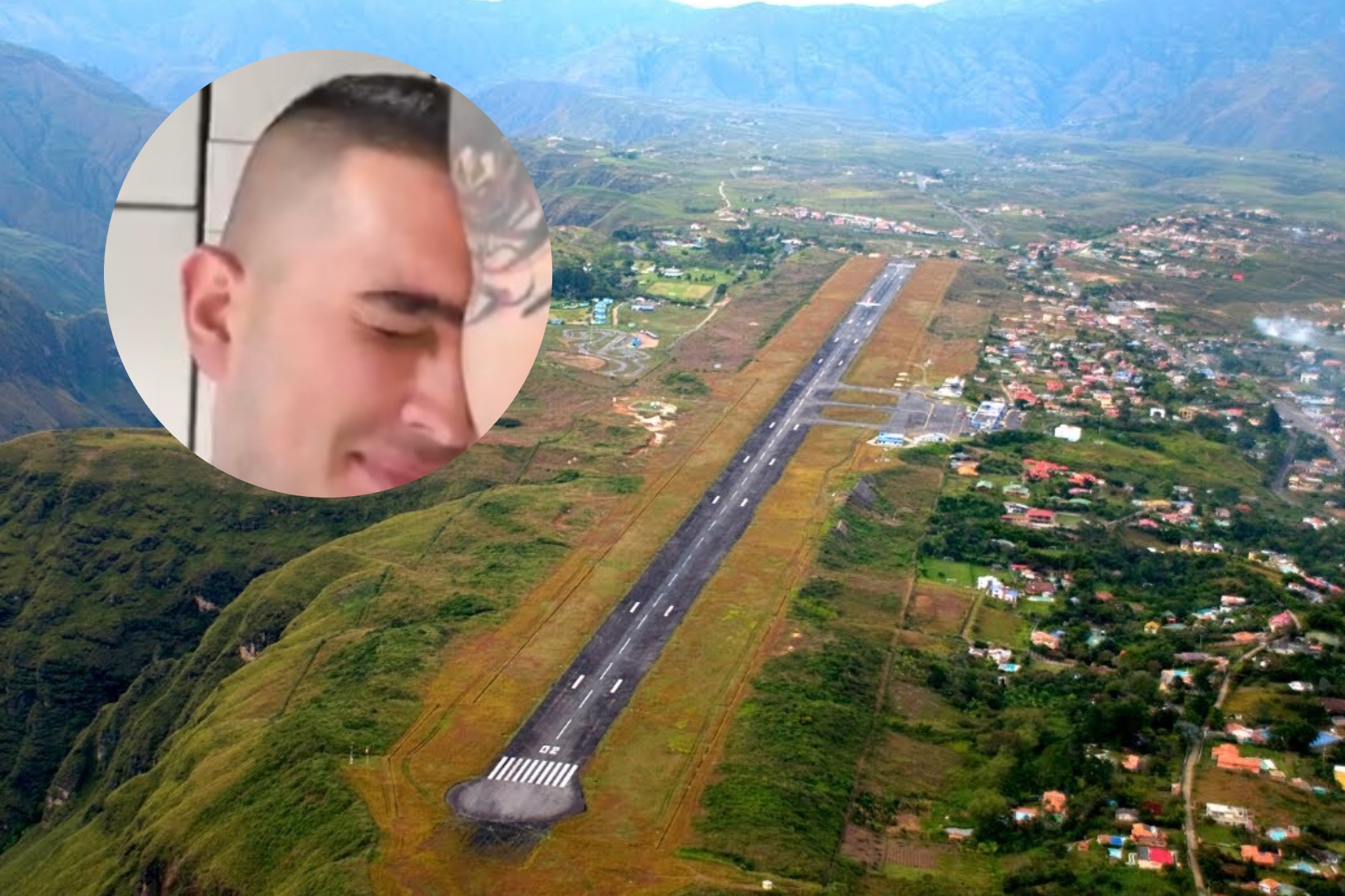 Video del intento de aterrizaje del DIM en Pasto. TikTok