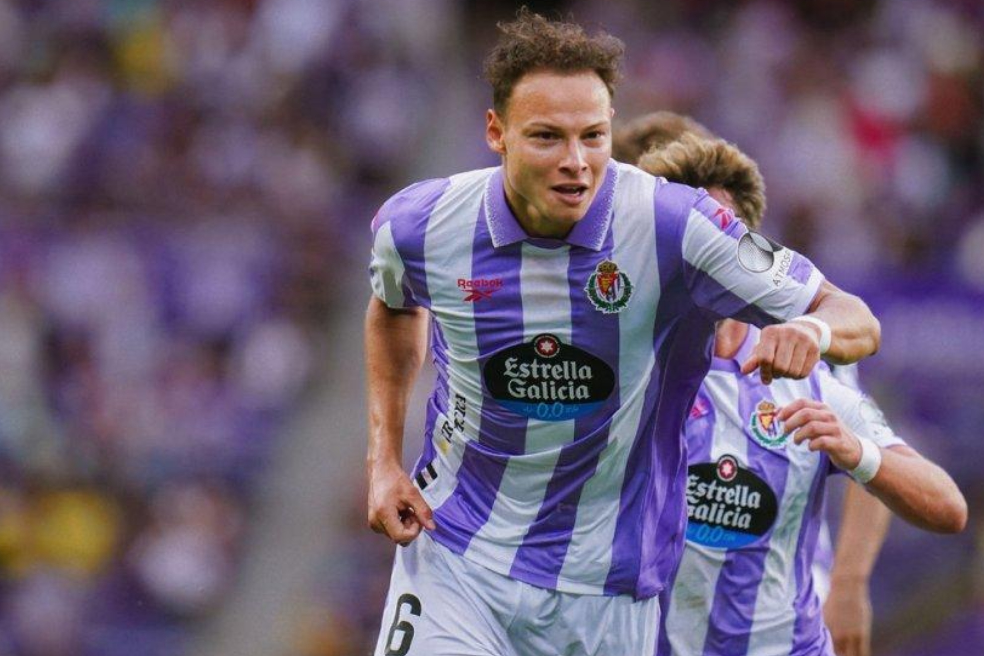 Lachuer, en un partido con el Pucela. VALLADOLID