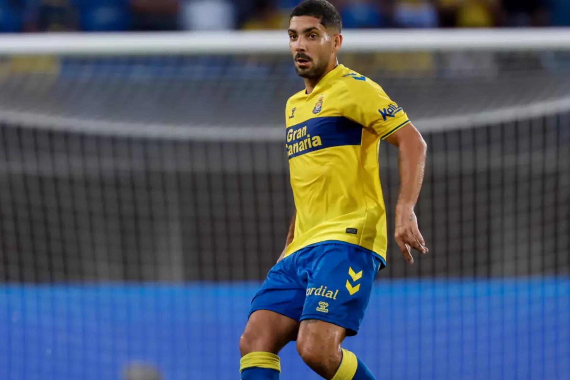 Álex Suárez, en un partido con la UD. LAS PALMAS