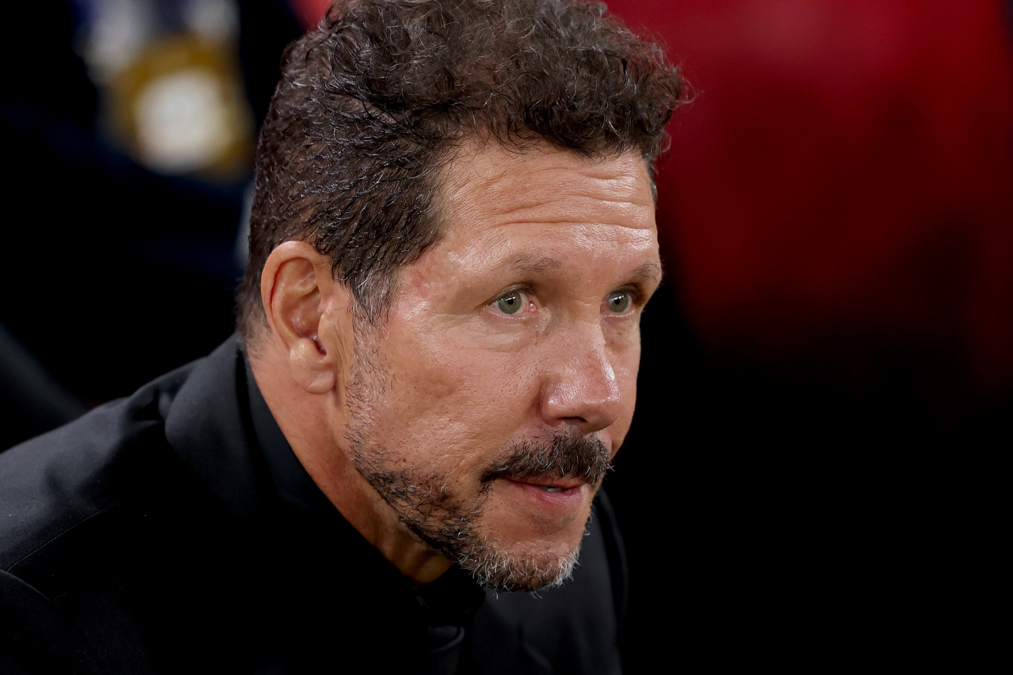 SIMEONE, DURANTE EL PARTIDO. EFE