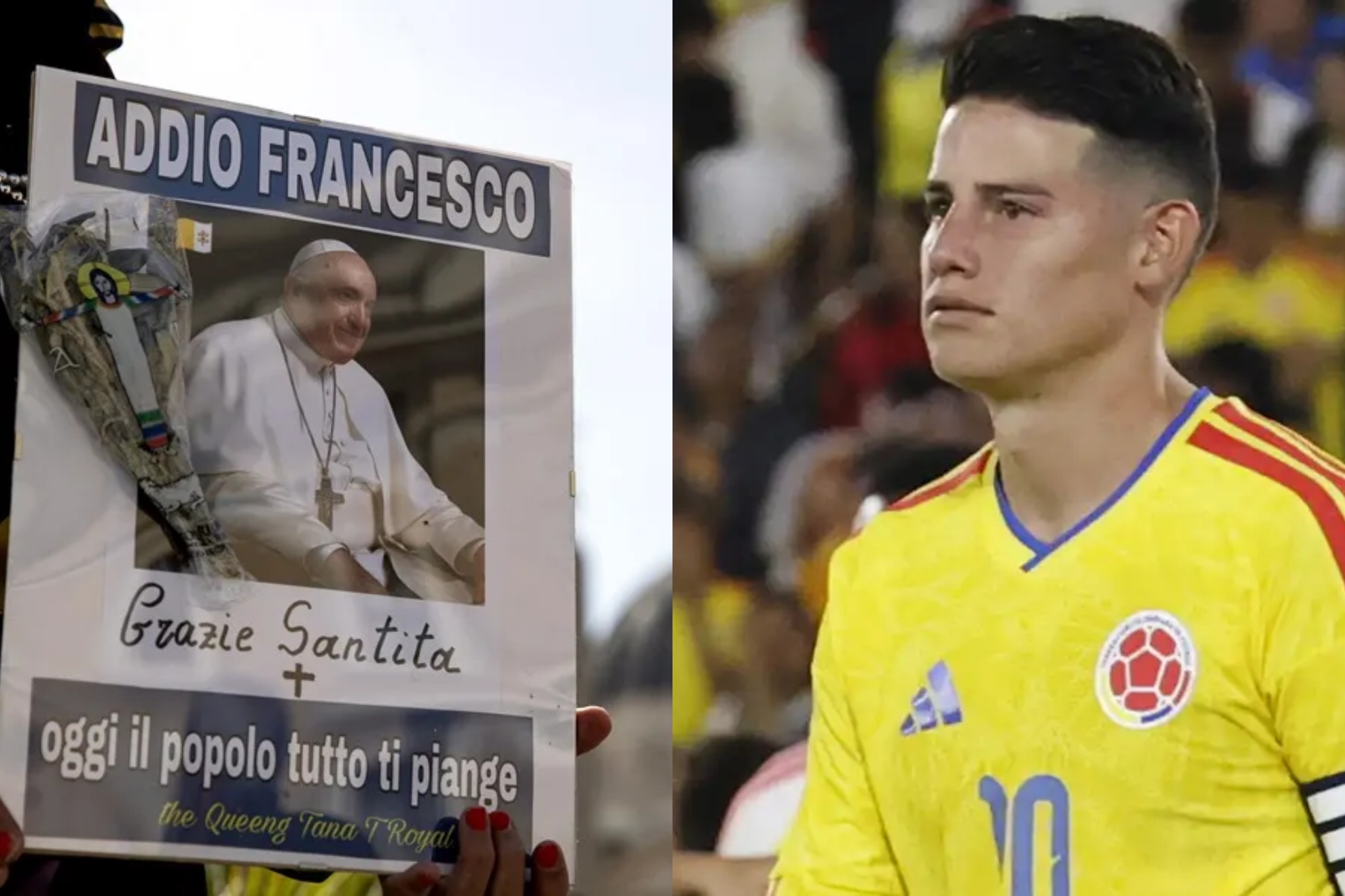 La maldición con los papas del Avellino, el equipo al que llegaría James Rodríguez.