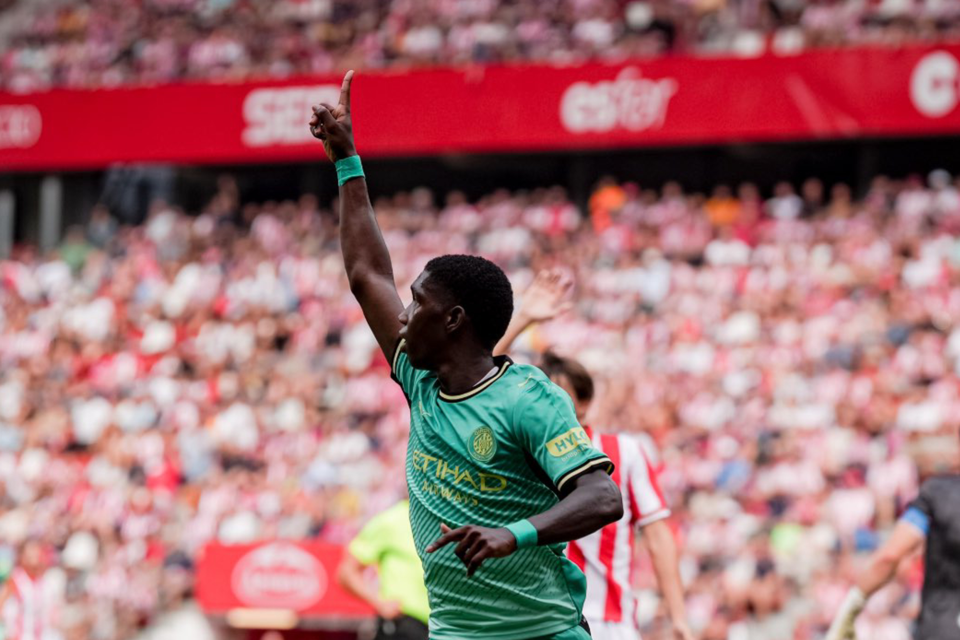 Asprilla, una de las muchas bajas del Girona por el 'Virus FIFA'. LALIGA