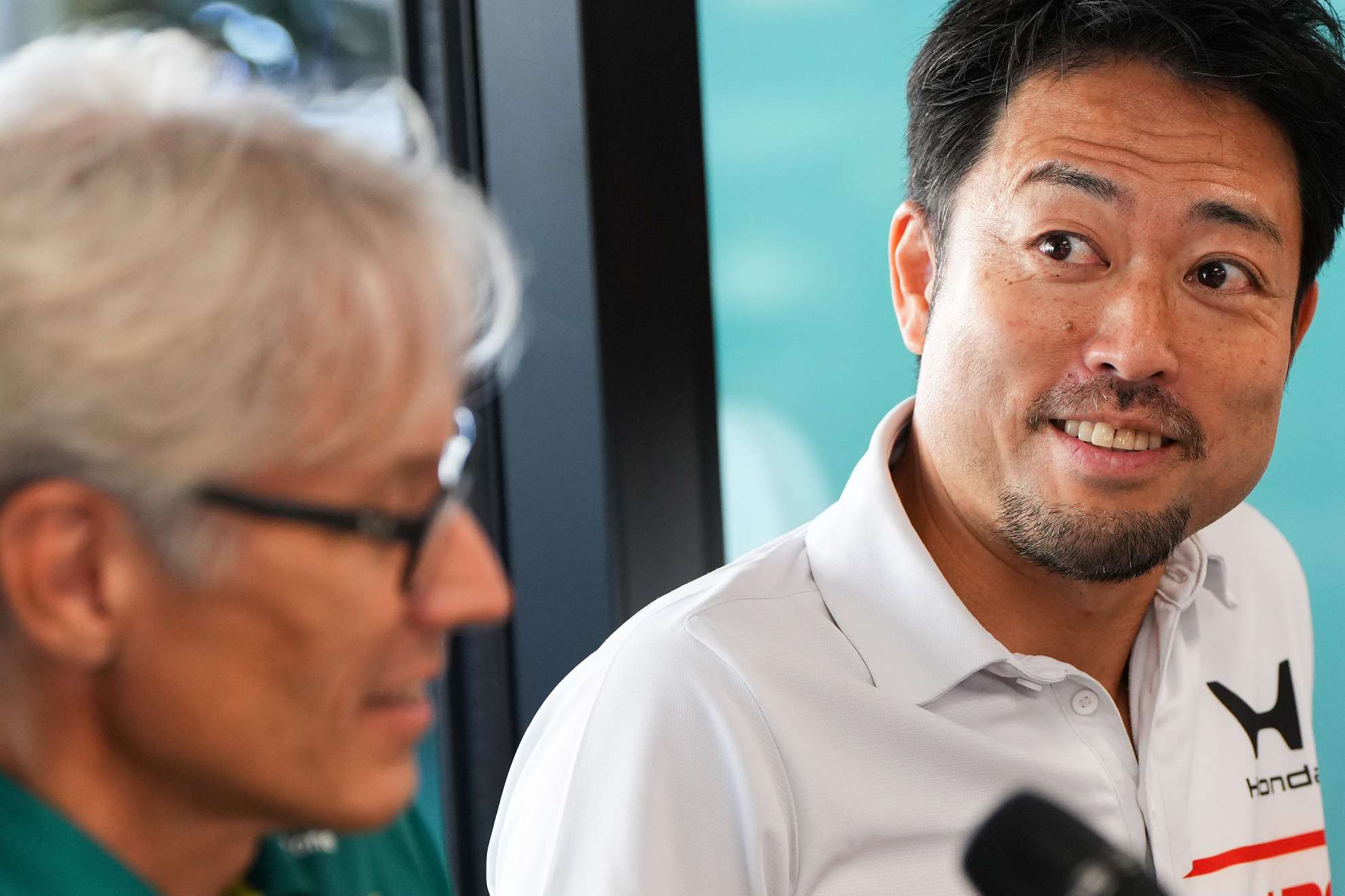 Krack y Orihara, en rueda de prensa. HONDA F1