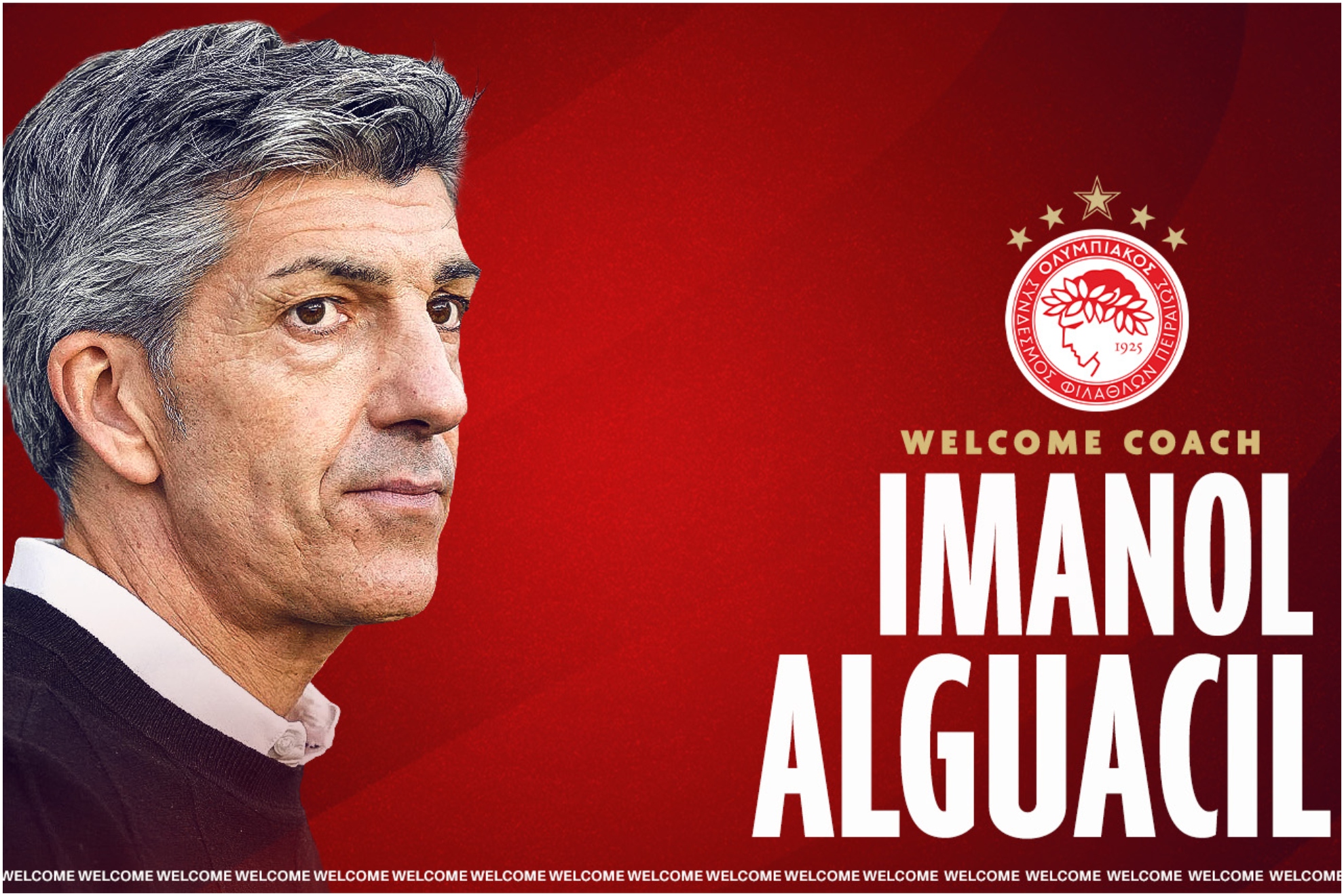 Imanol anunciado como nuevo entrenador del Olympiacos.