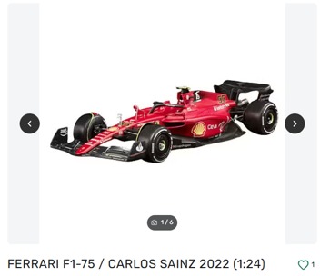 Ferrari F1-75/ CARLOS SAINZ