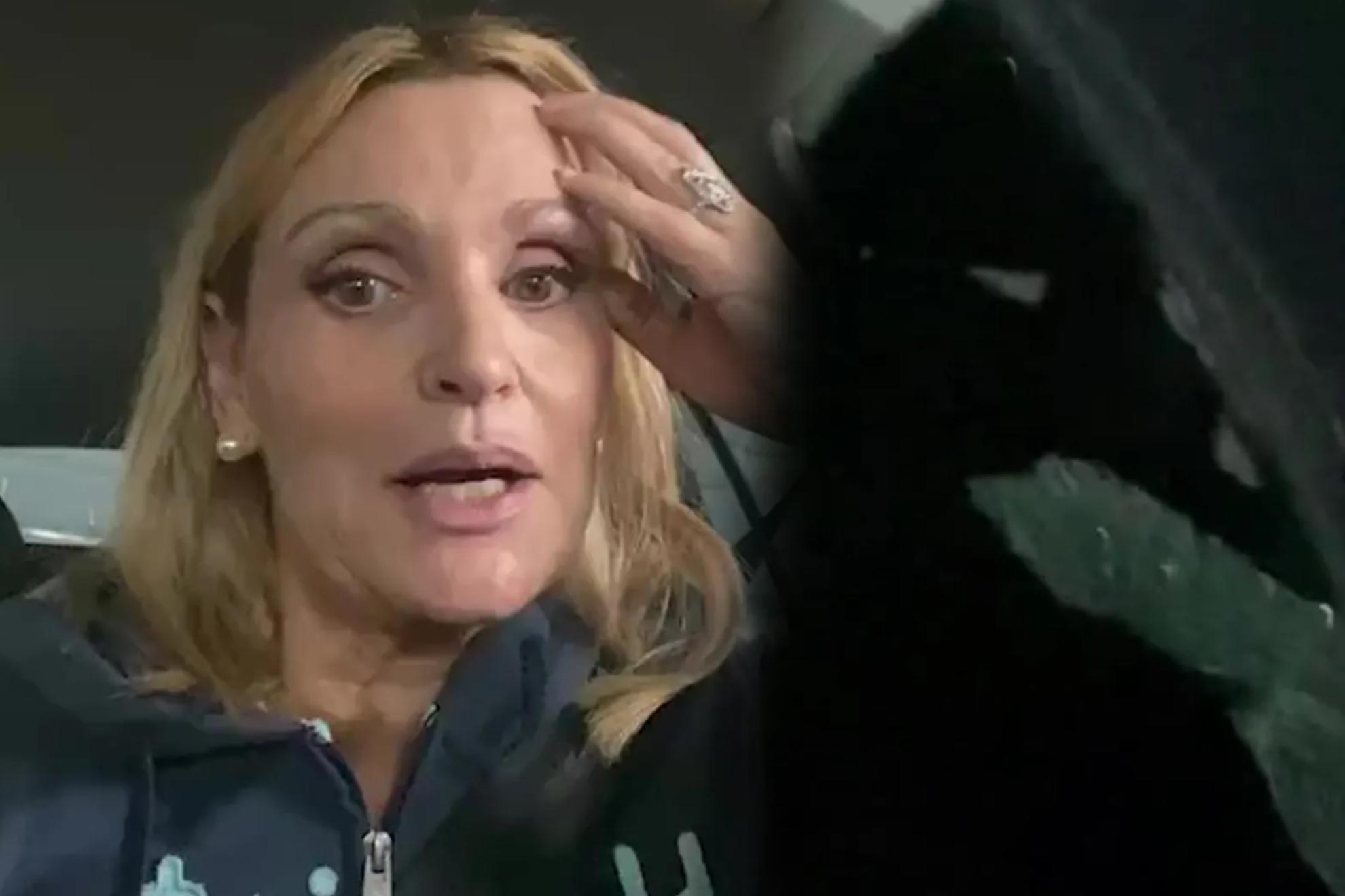 Captura de pantalla de Ainhoa Arteta durante el directo en el que denunció el robo sufrido. @AINHOARTETA
