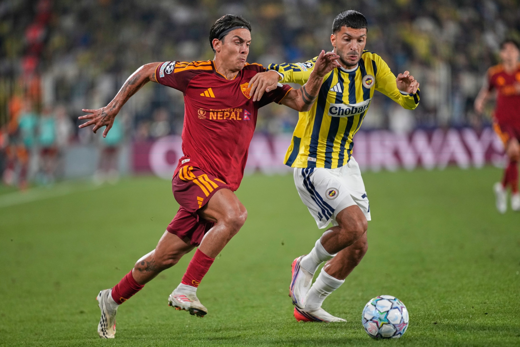 Paulo Dybala, en el partido ante Fenerbahçe. LAPRESSE.