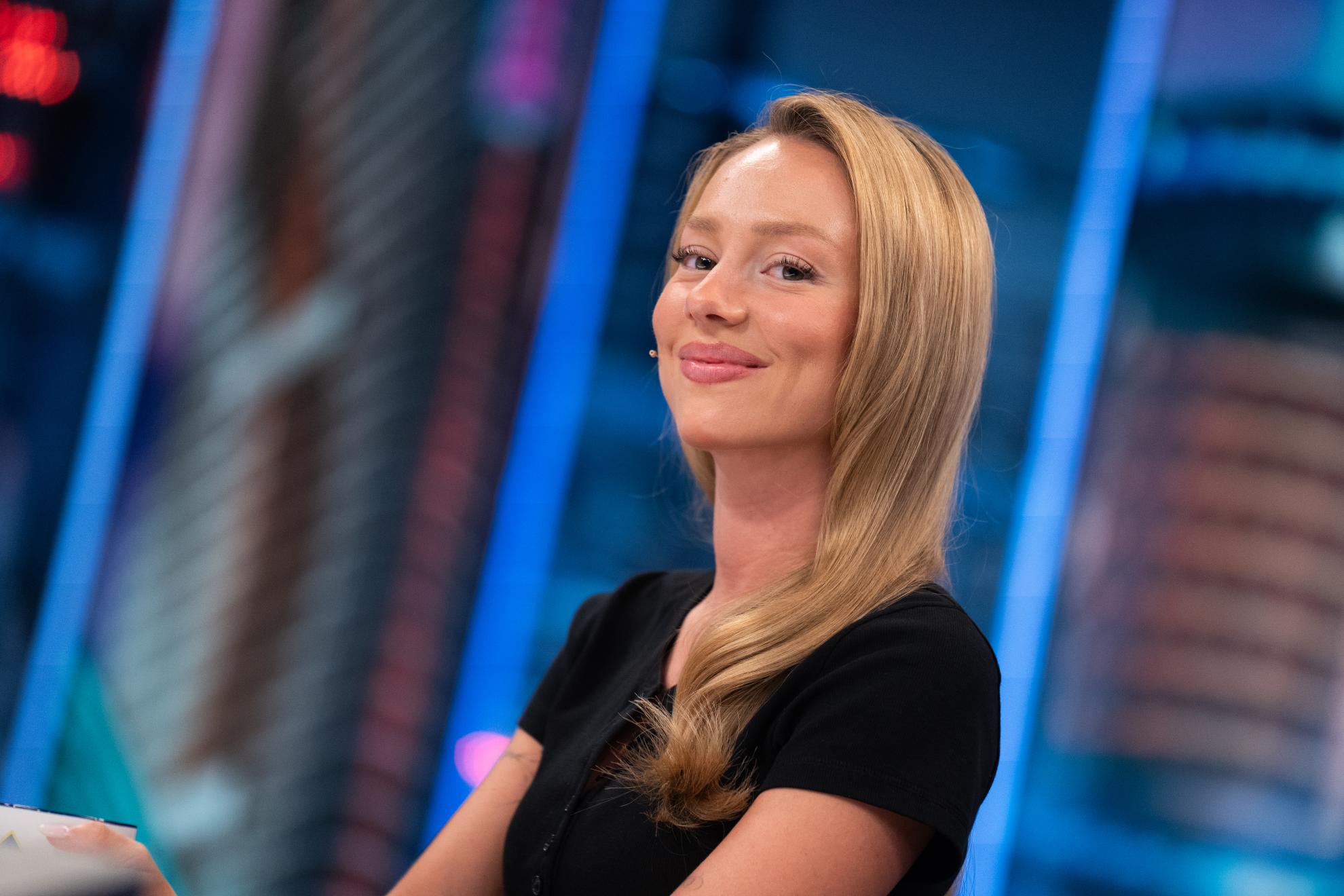 La actriz Ester Expósito, este jueves, durante su visita a 'El Hormiguero'. 7YACCIÓN