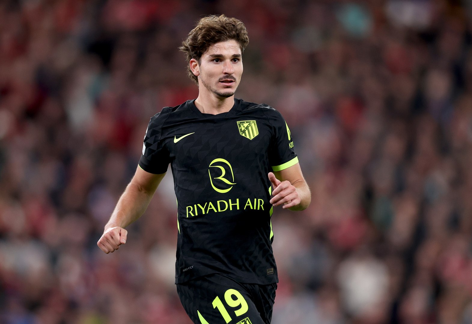Julián Álvarez, en un partido con el Atleti. EFE